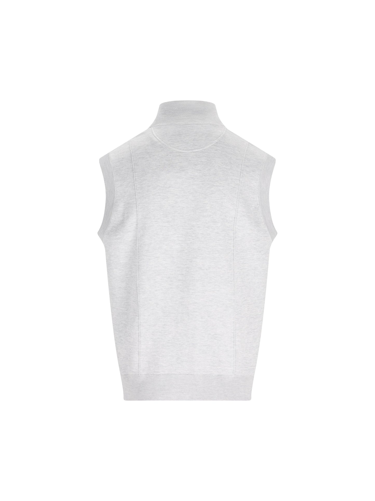 Gilet realizzato in seta e cotone. MNB806406G C072 BRUNELLO CUCINELLI 