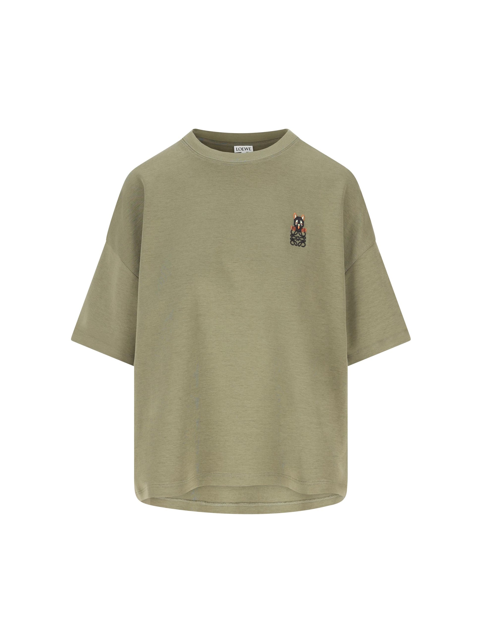 T-Shirt in cotone e poliammide. S359AJ2X01 4160 LOEWE 