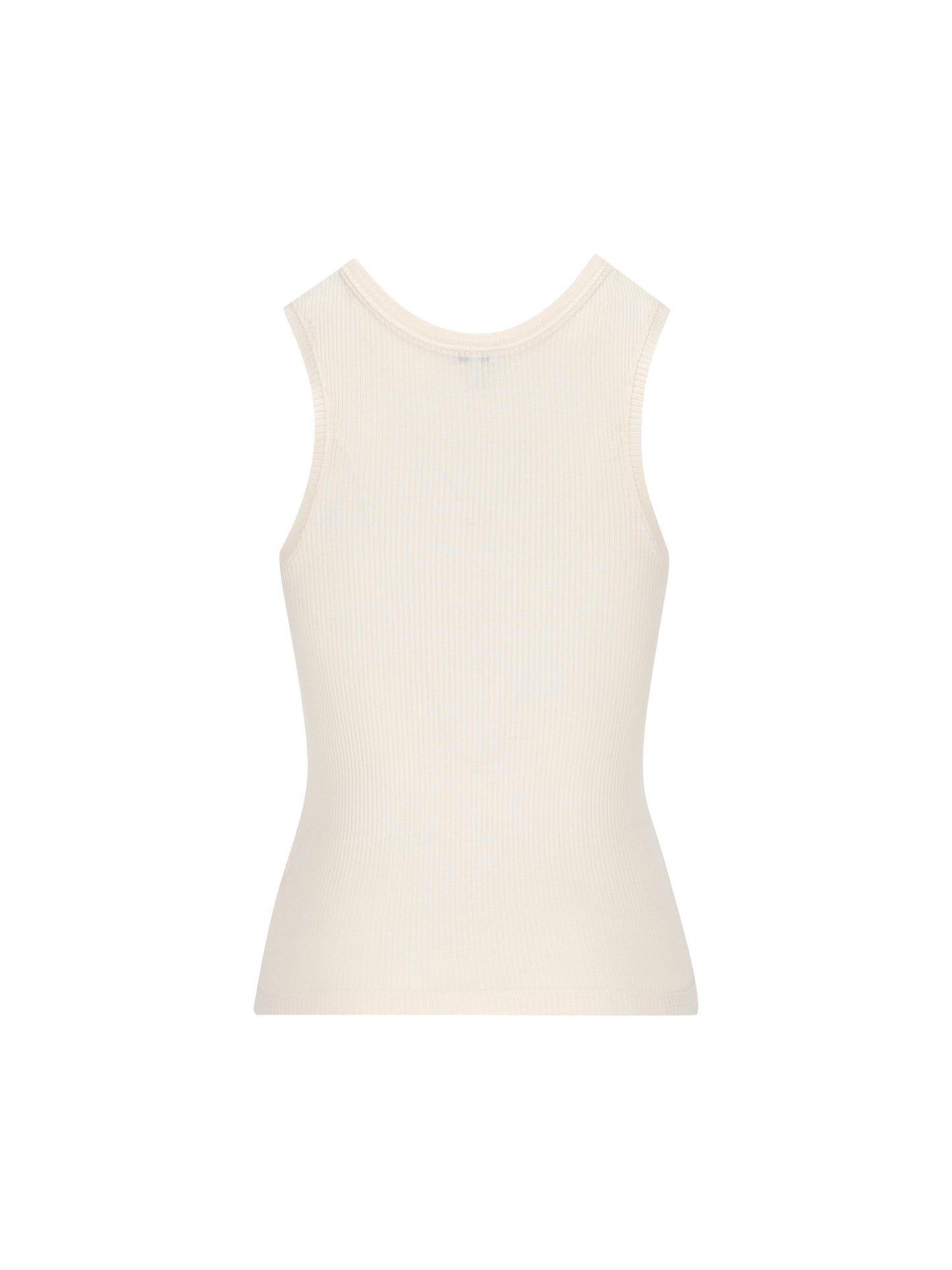 Top in seta a costine leggere con ricamo Anagram S540Y23X46 1950 LOEWE 