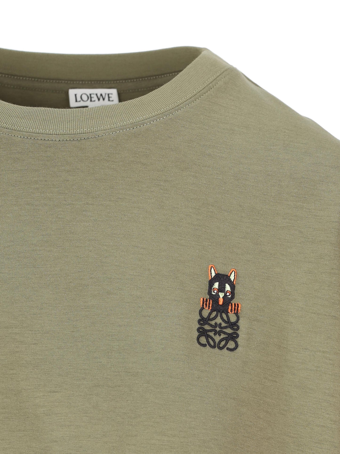 T-Shirt in cotone e poliammide. S359AJ2X01 4160 LOEWE 