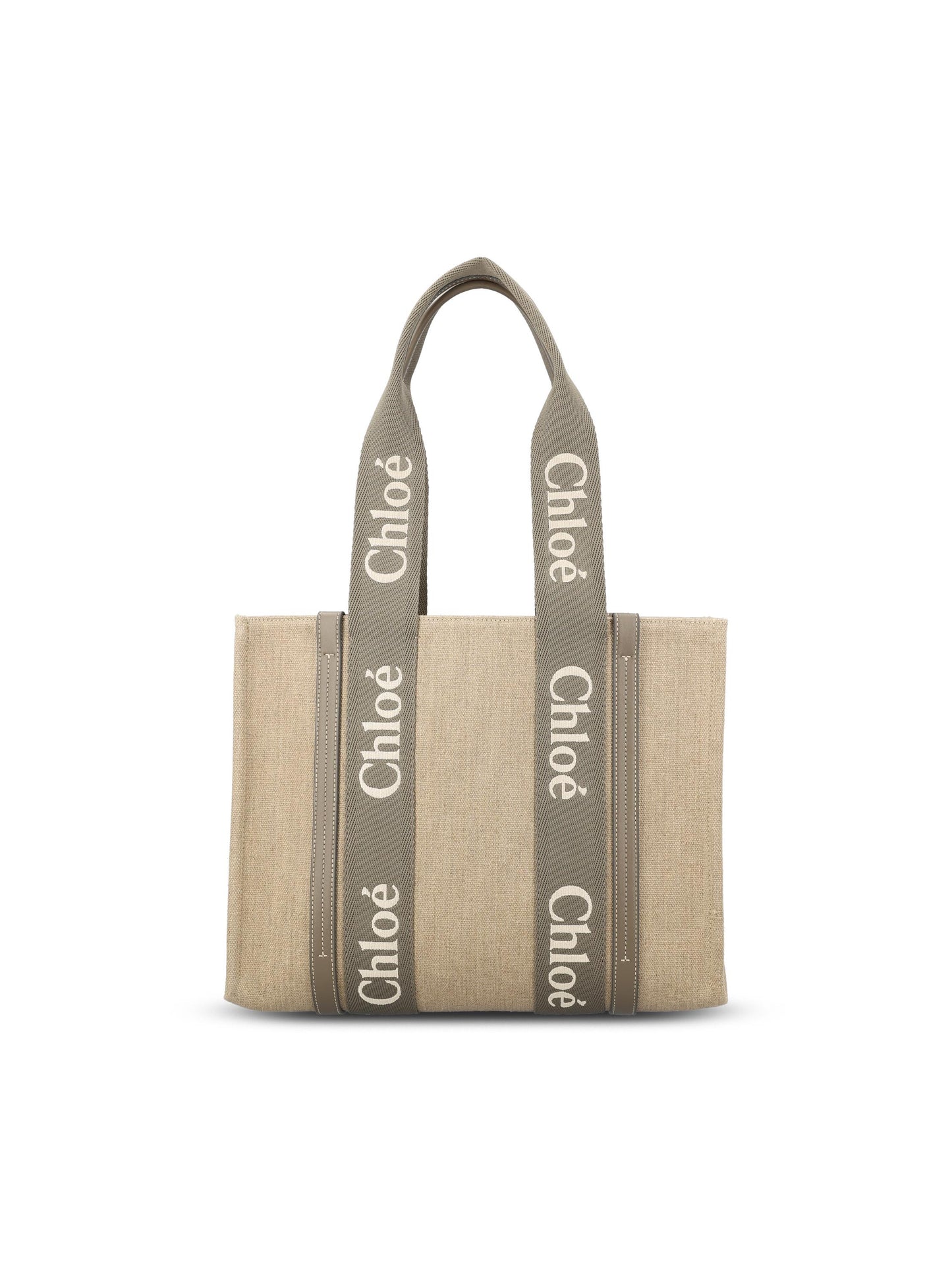 Tote bag in tela di lino. CHC23AS383L17 036 CHLOE' 