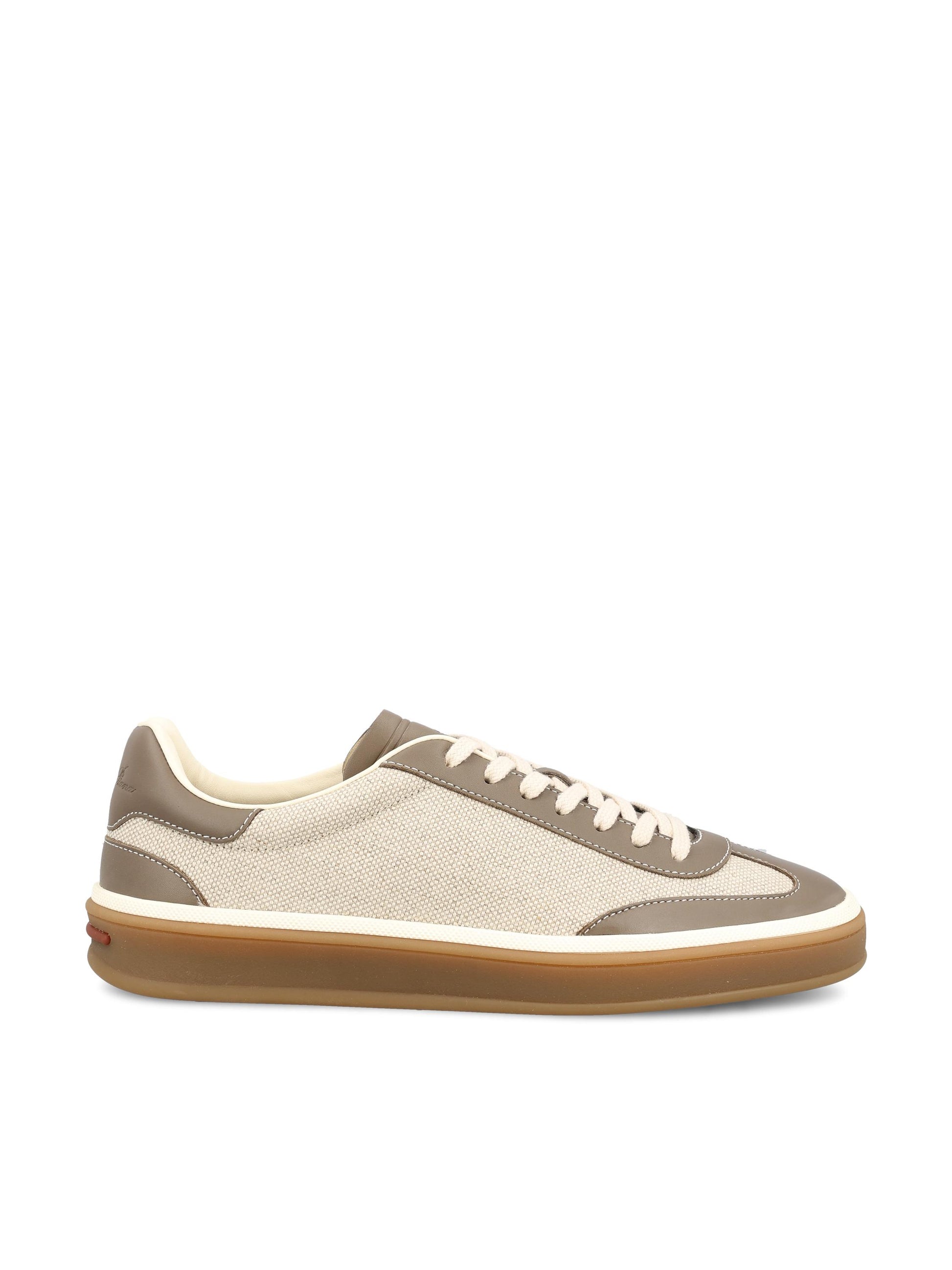 Sneakers realizzate in suede e lino. FSW0085 B5UH LORO PIANA 