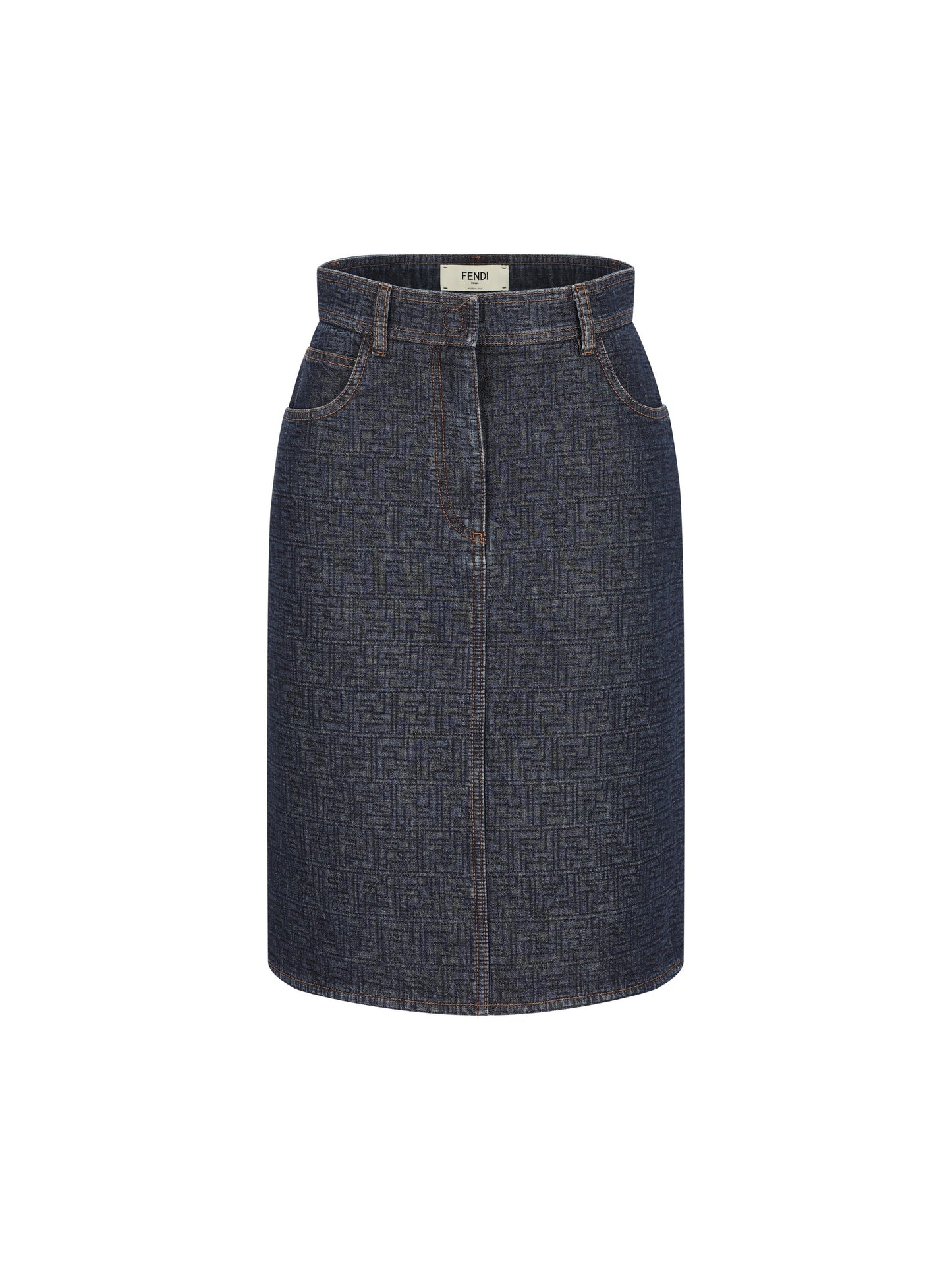 Gonna realizzata in denim. FLQ604 AW82F1UKI FENDI 