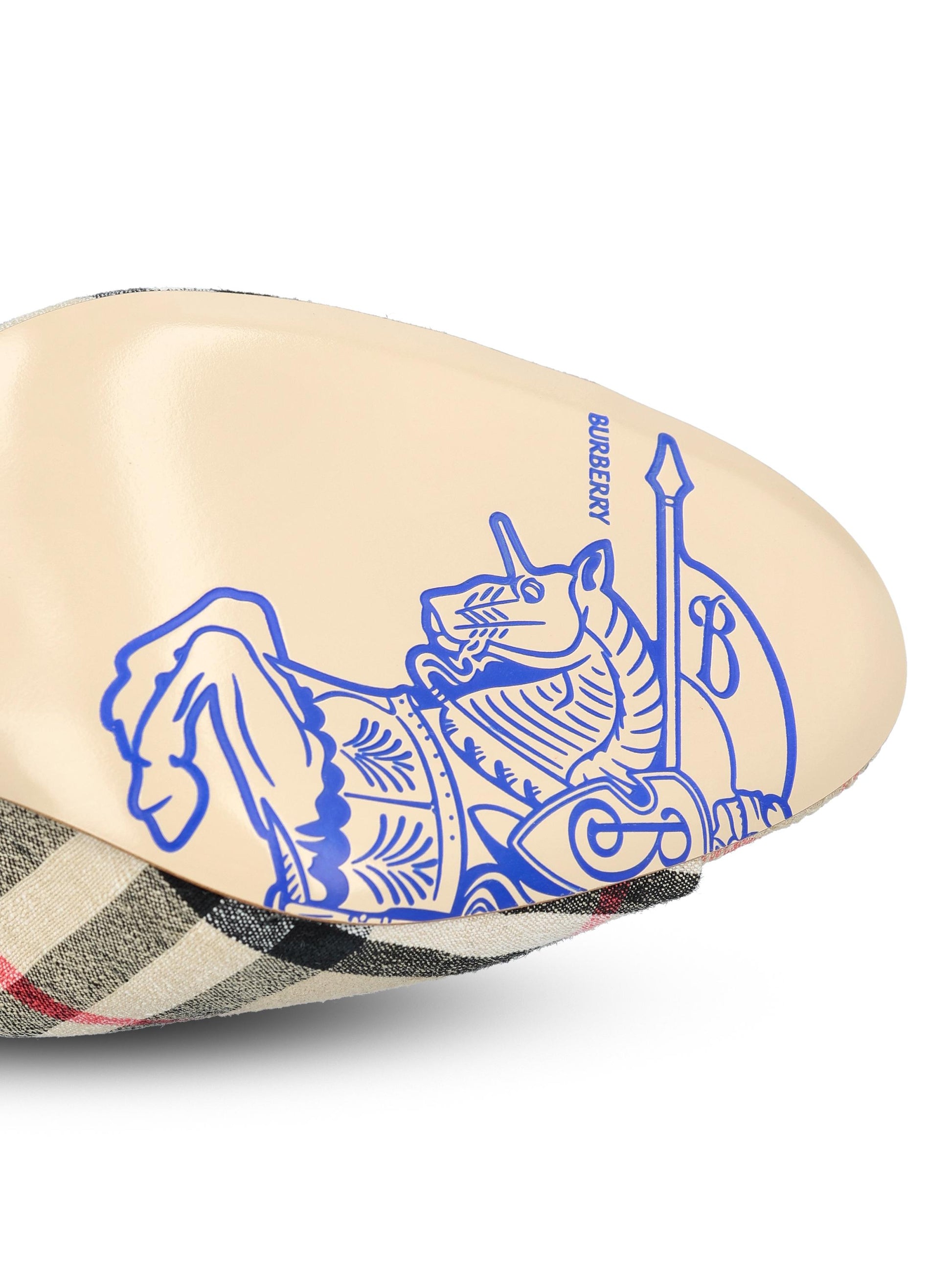 Sandali realizzati in lino ed elastan. 8123076 B9368 BURBERRY 