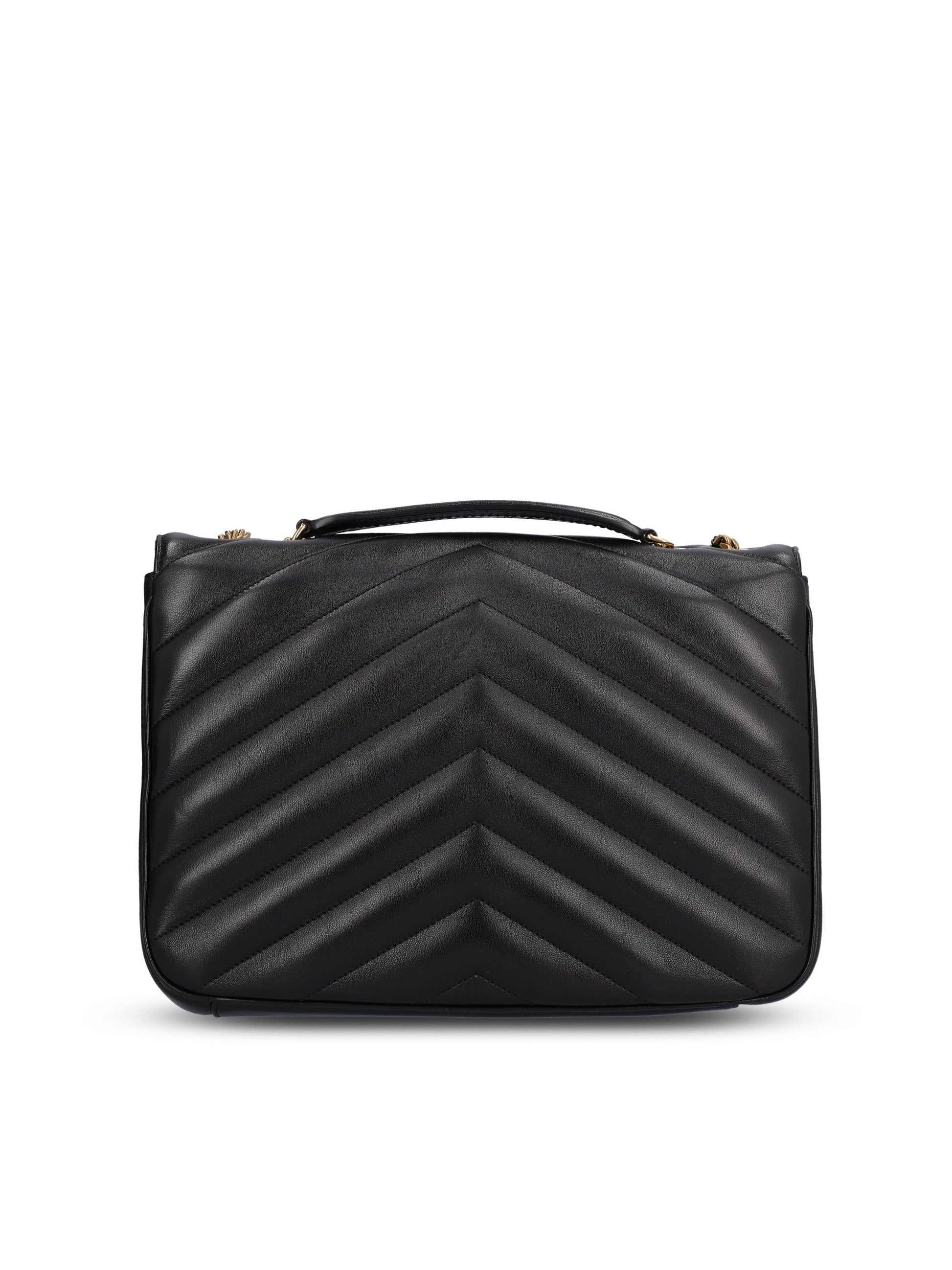 Borsa LOULOU large in pelle di agnello trapuntata 803541 AAEAX1000 SAINT LAURENT 