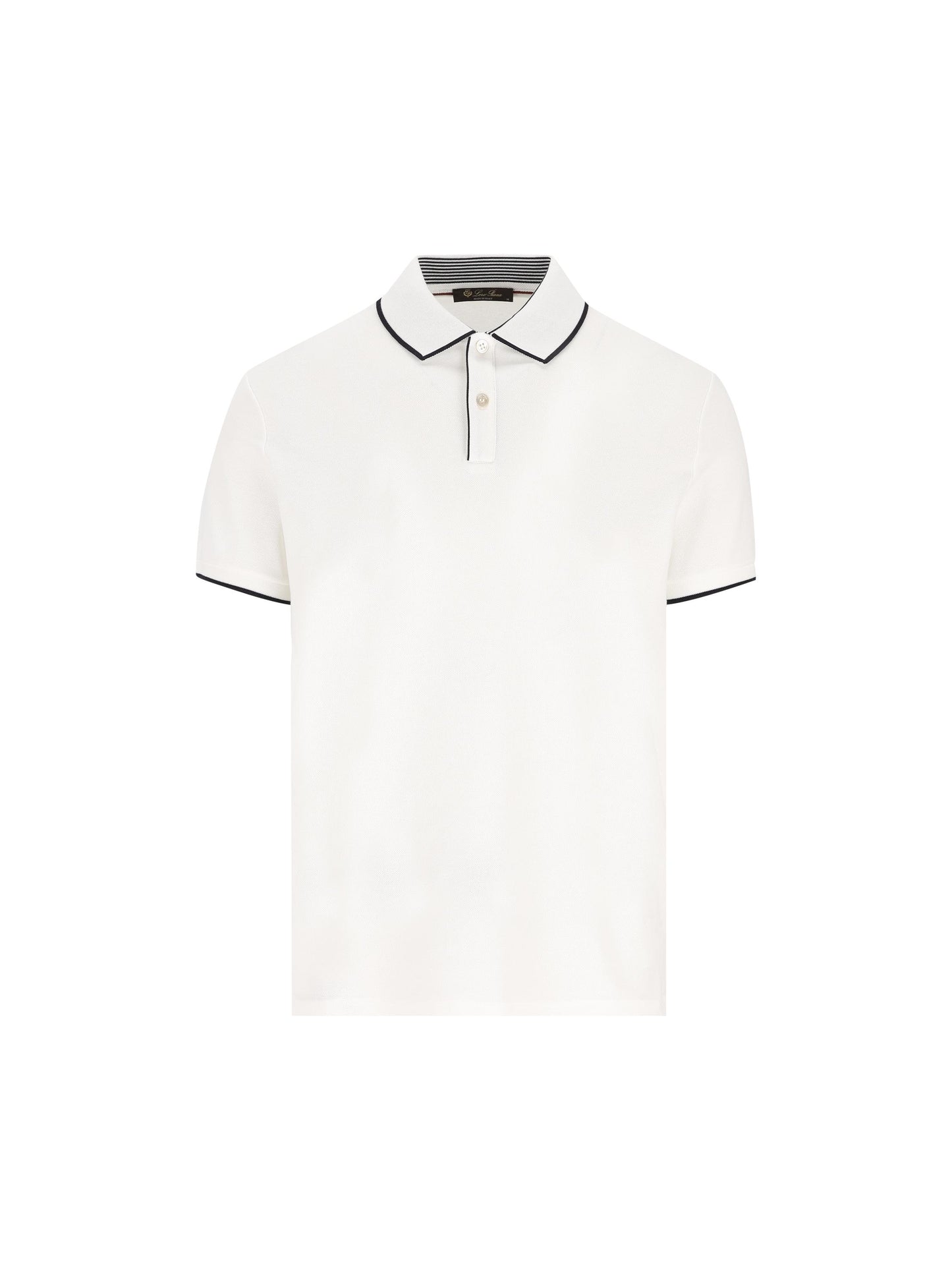 Polo realizzata in cotone ed elastan. FAI4903 1005 LORO PIANA 