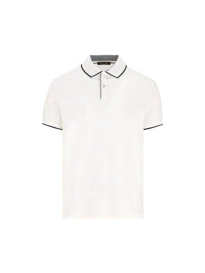 Polo realizzata in cotone ed elastan. FAI4903 1005 LORO PIANA 