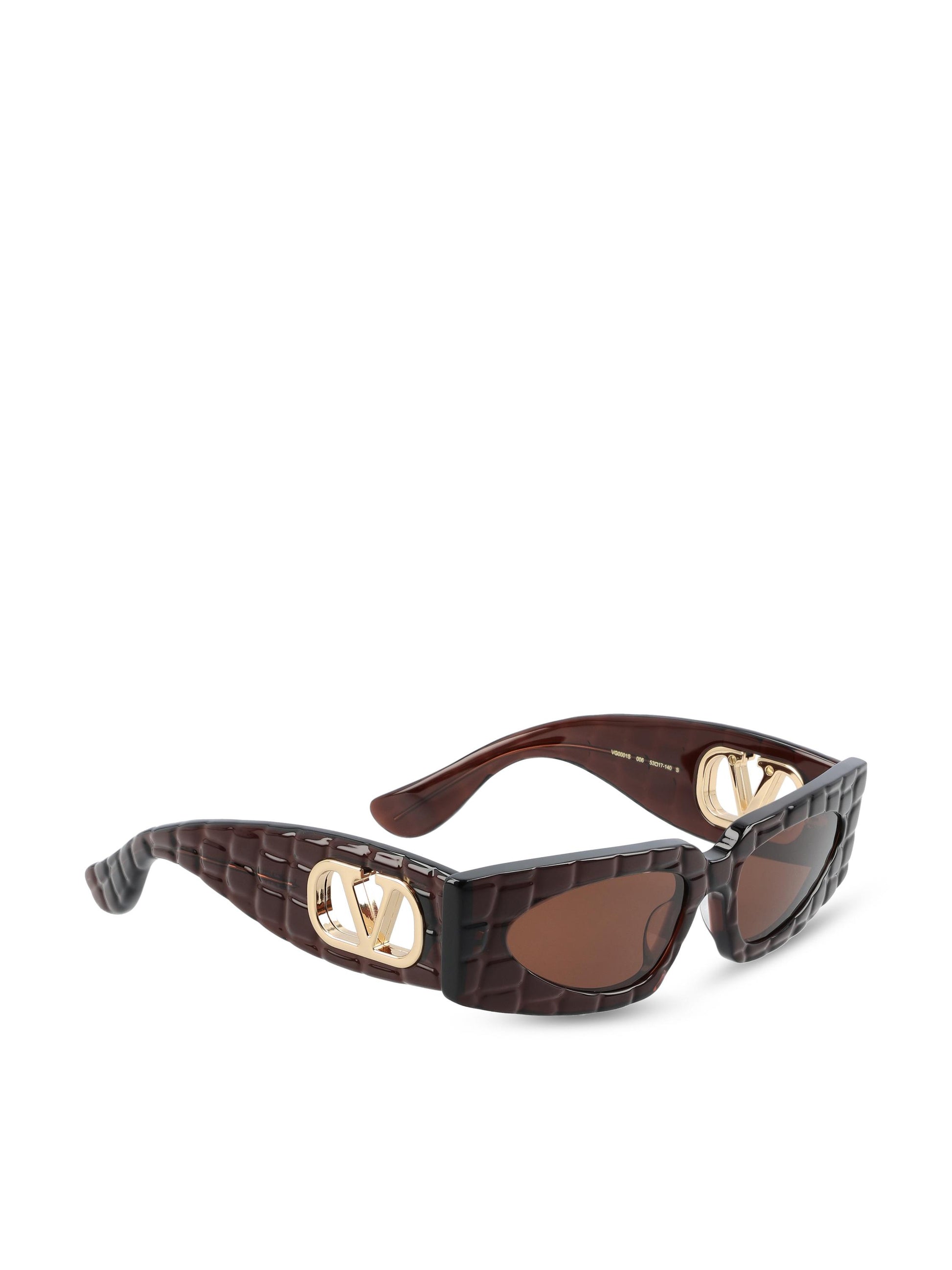 Occhiali da sole in acetato. VG0001S-006 BROWN-BROWN-BROWN VALENTINO GARAVANI 