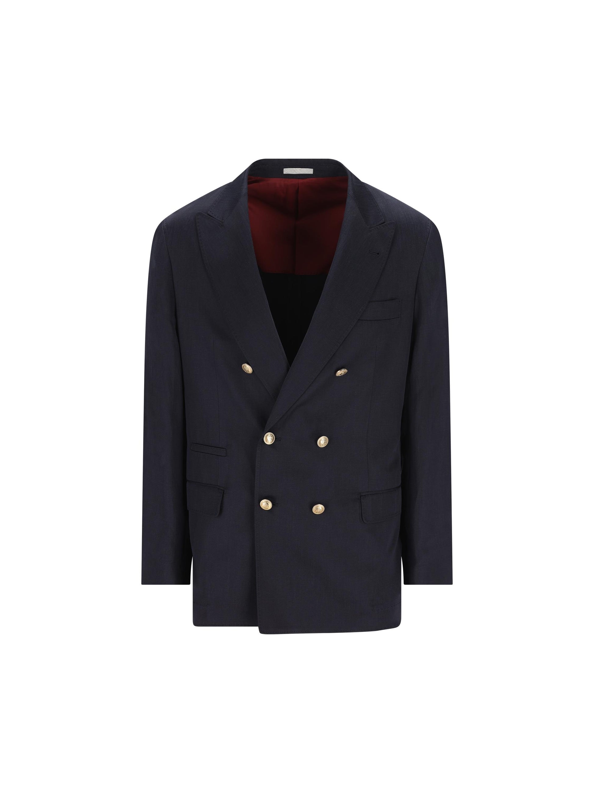 Giacca realizzata in seta e lino. MR4787BPDG C1021 BRUNELLO CUCINELLI 