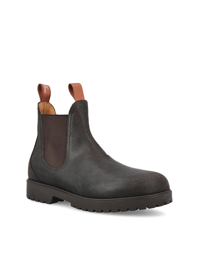 Stivaletti Chelsea Dover Walk in pelle di vitello FAP6922 H027 LORO PIANA 