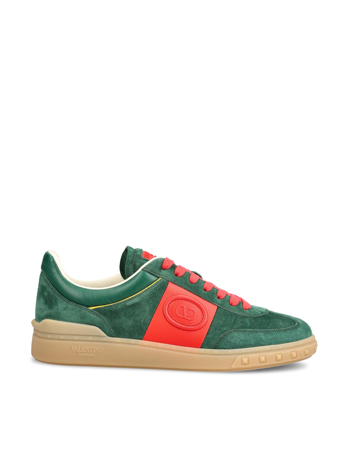 Sneakers realizzate in crosta e pelle di vitello. 8Y2S0H77LAL 9UZ VALENTINO GARAVANI 