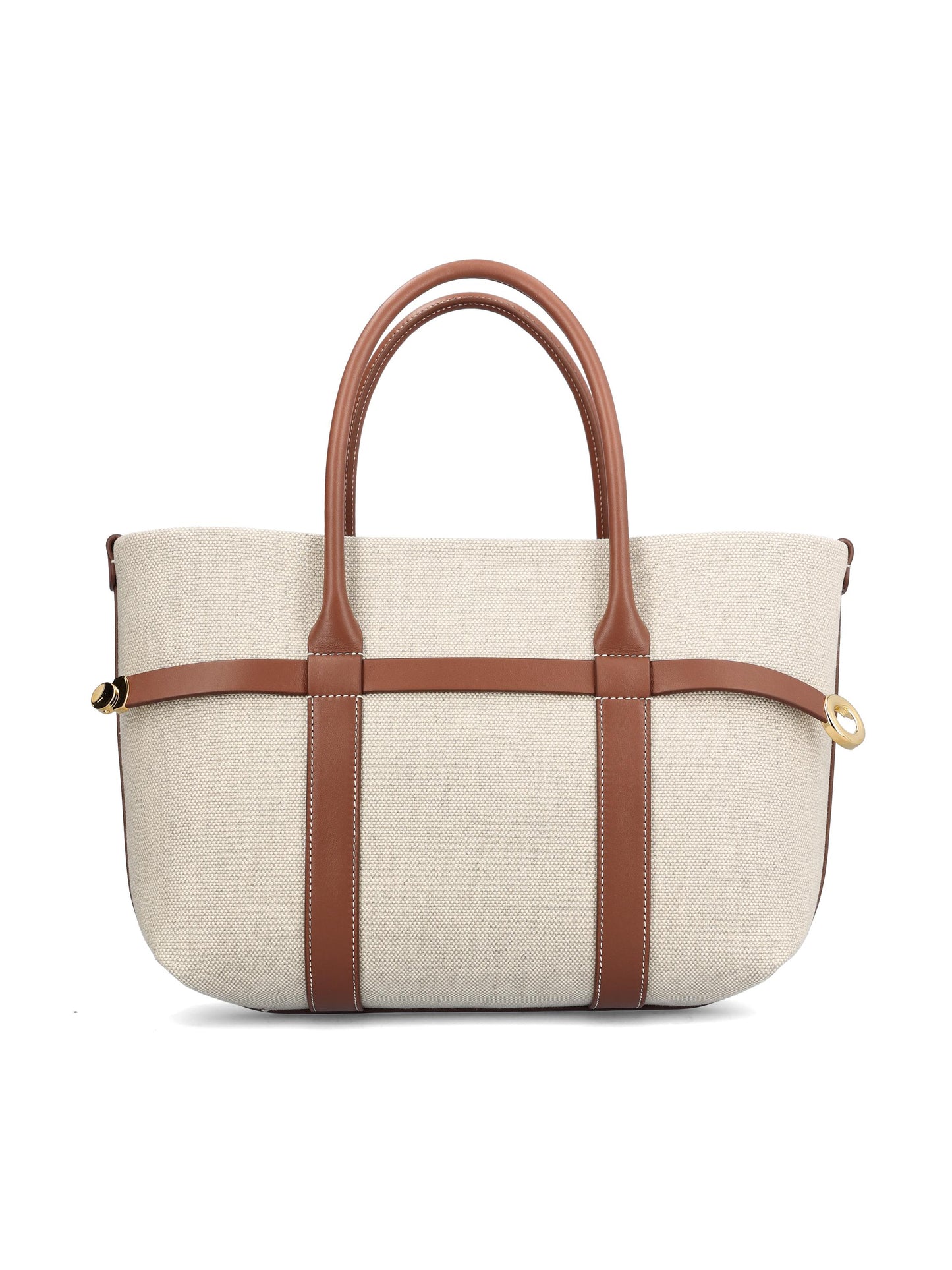 Borsa realizzata in cotone e lino. FAO7477 B4NE LORO PIANA 