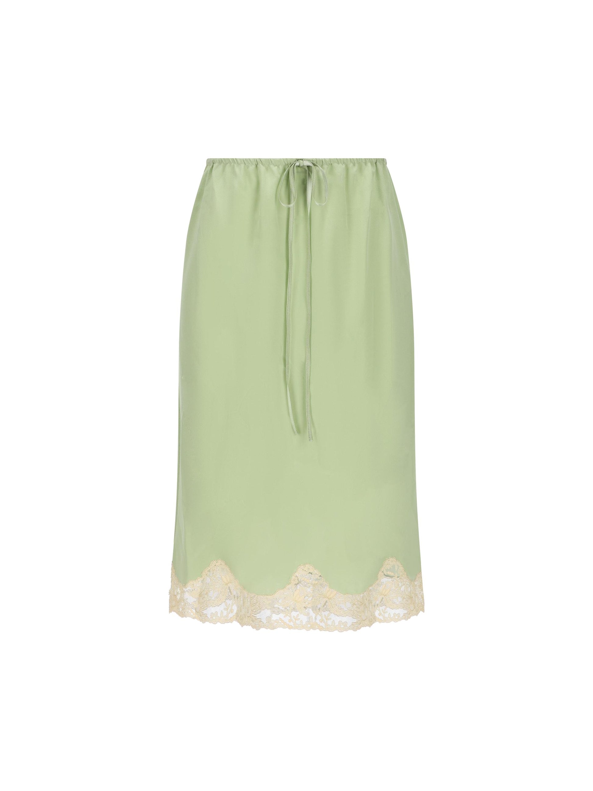 Gonna realizzata in seta. 856886 Y100W3486 SAINT LAURENT 