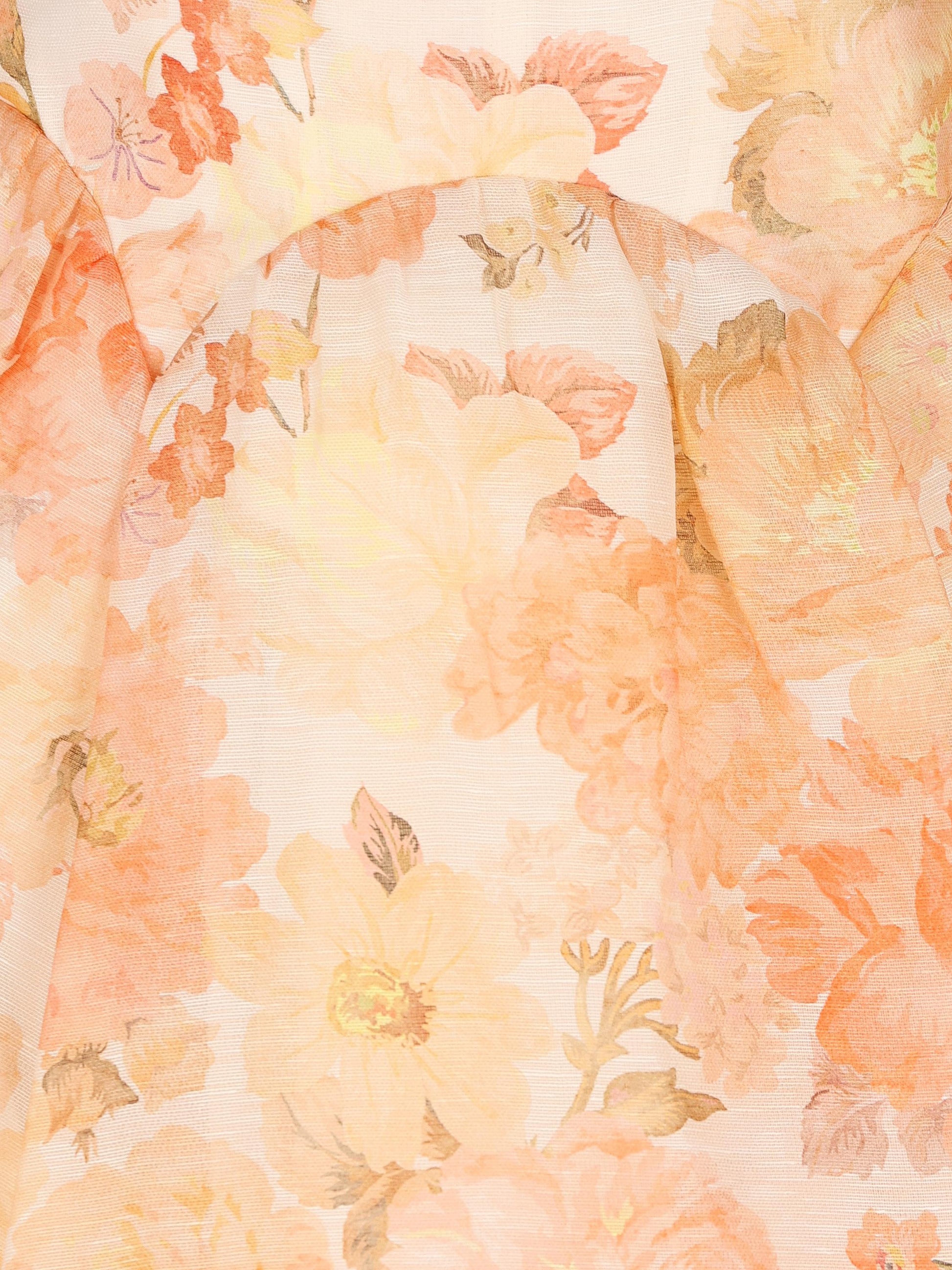 Abito realizzato in misto seta e lino 6847DC261 GLBLM ZIMMERMANN 