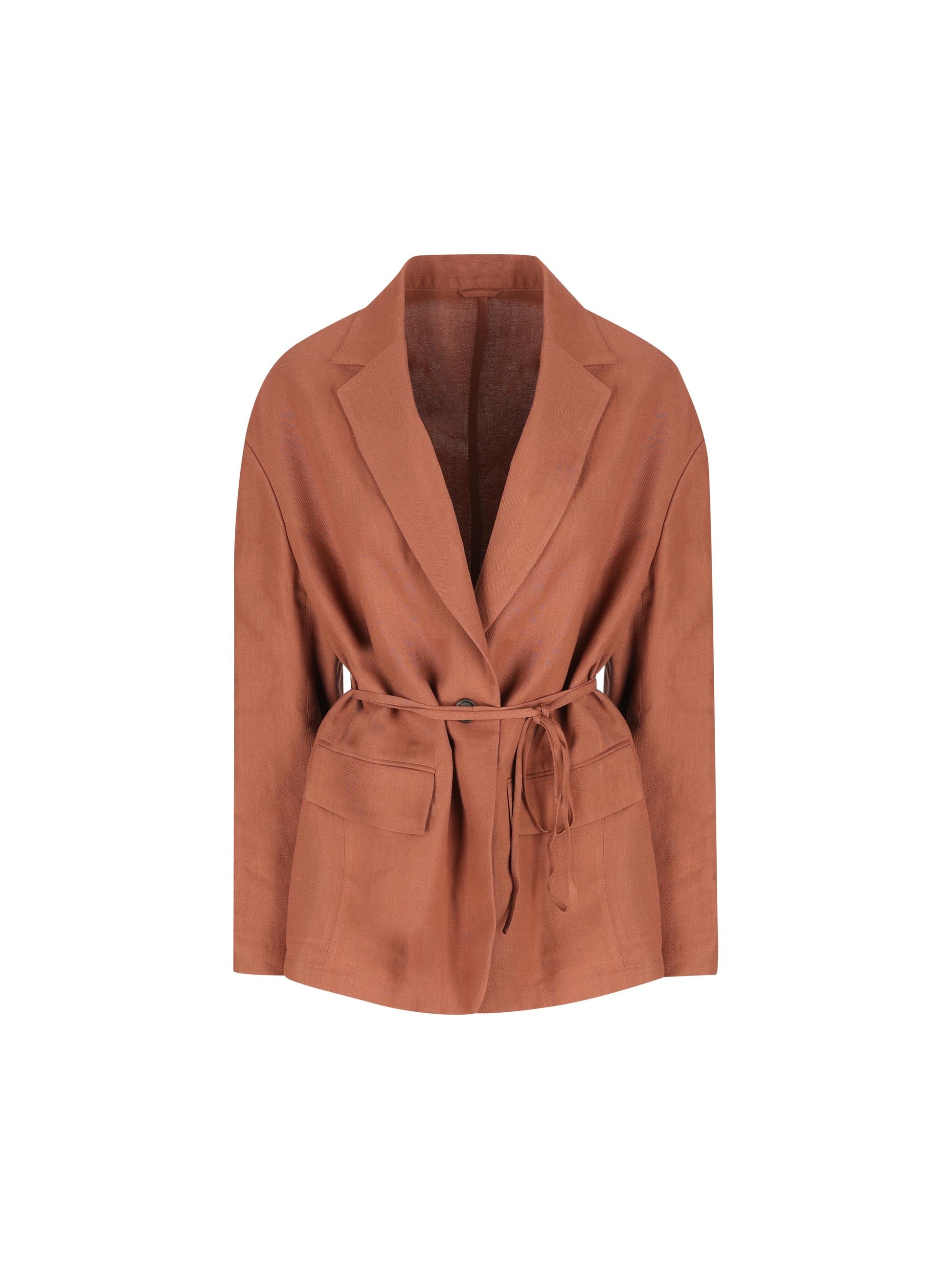 Giacca realizzata in viscosa e lino. MH1267591 C4182 BRUNELLO CUCINELLI 