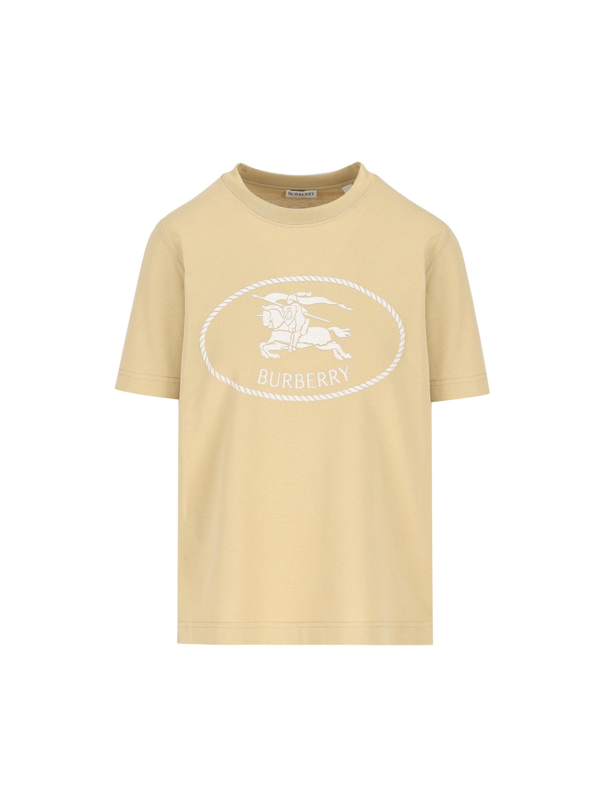 T-Shirt in cotone. 8110926 A3743 BURBERRY 