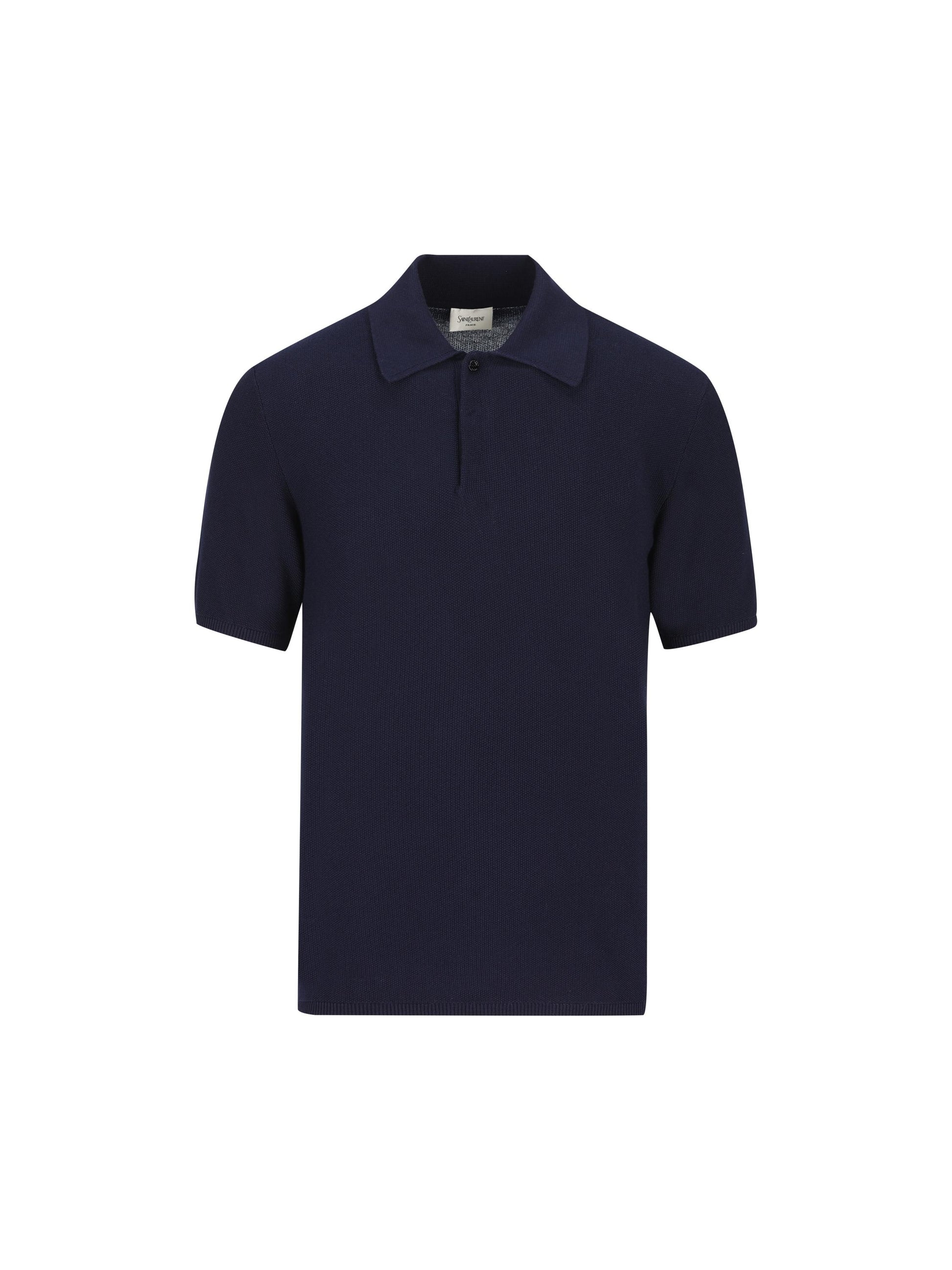 Polo realizzata in cotone 858843 Y77HW4141 SAINT LAURENT 