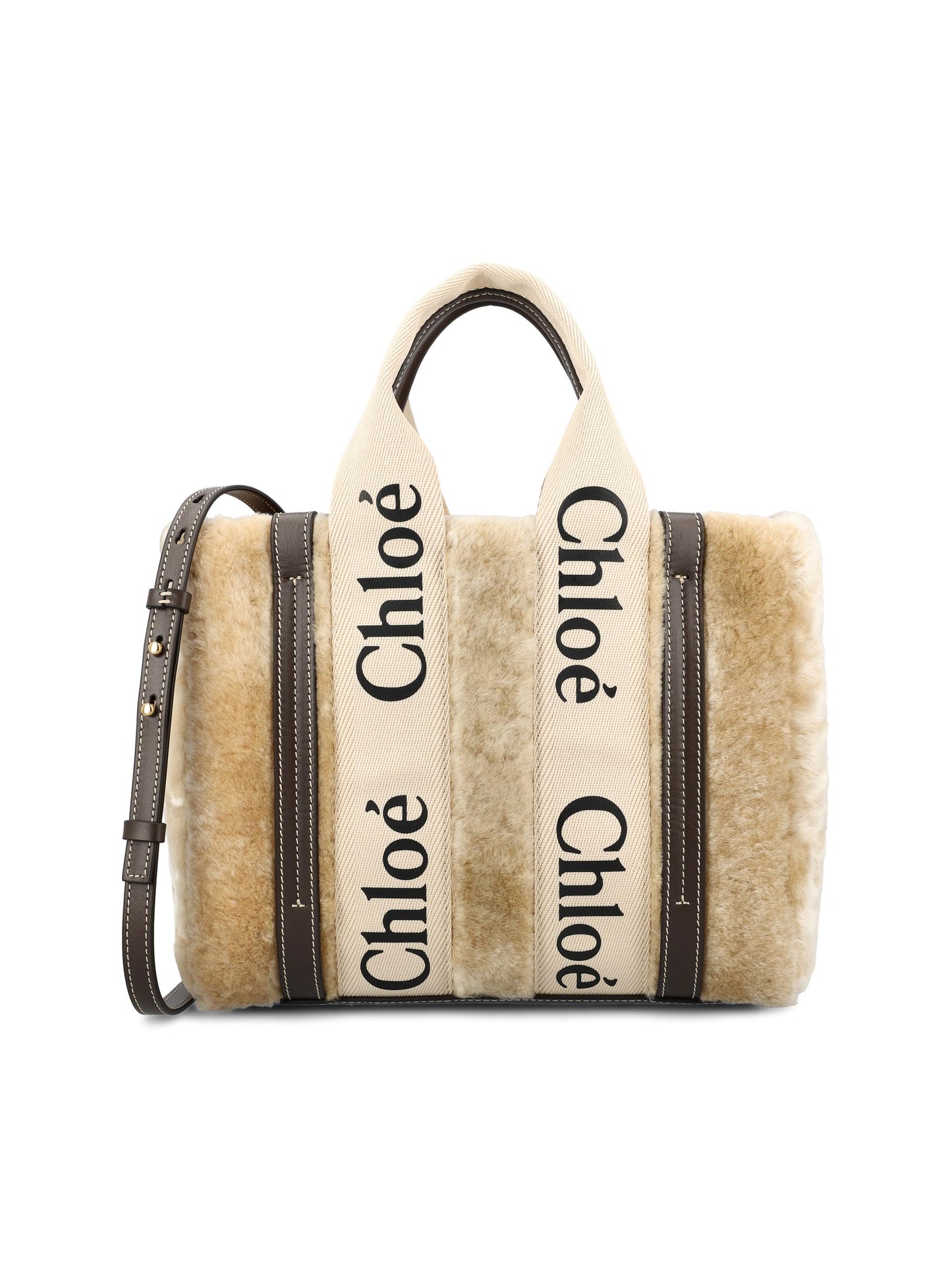 Tote bag realizzata in shearling. CH25WS397Q44 24M CHLOE' 