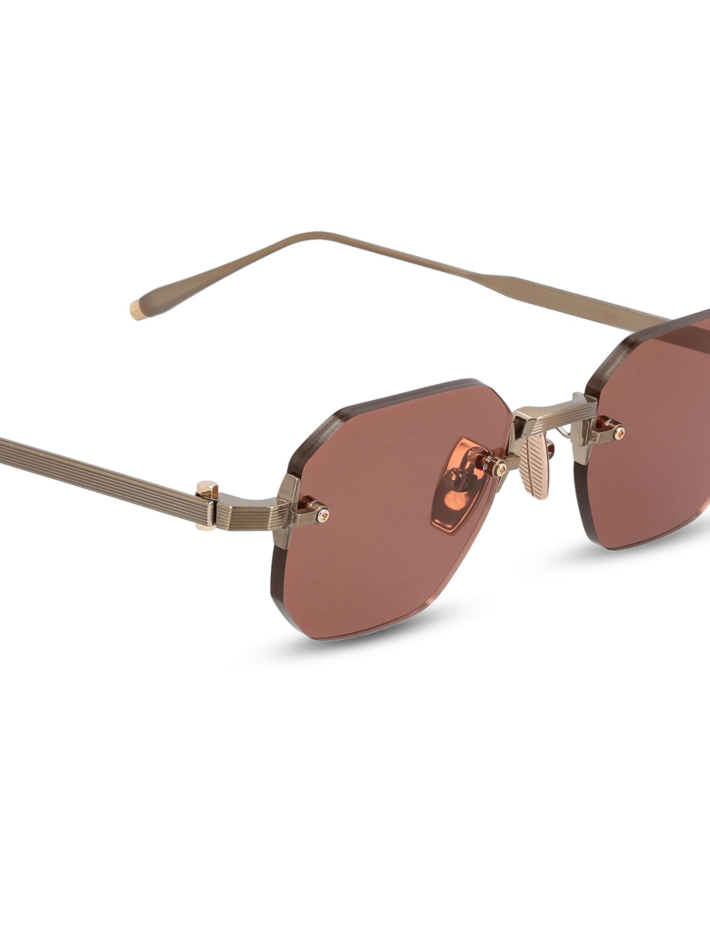 Occhiali realizzati in titanio. AKS-308B-47 GLD - GLD AKONI 