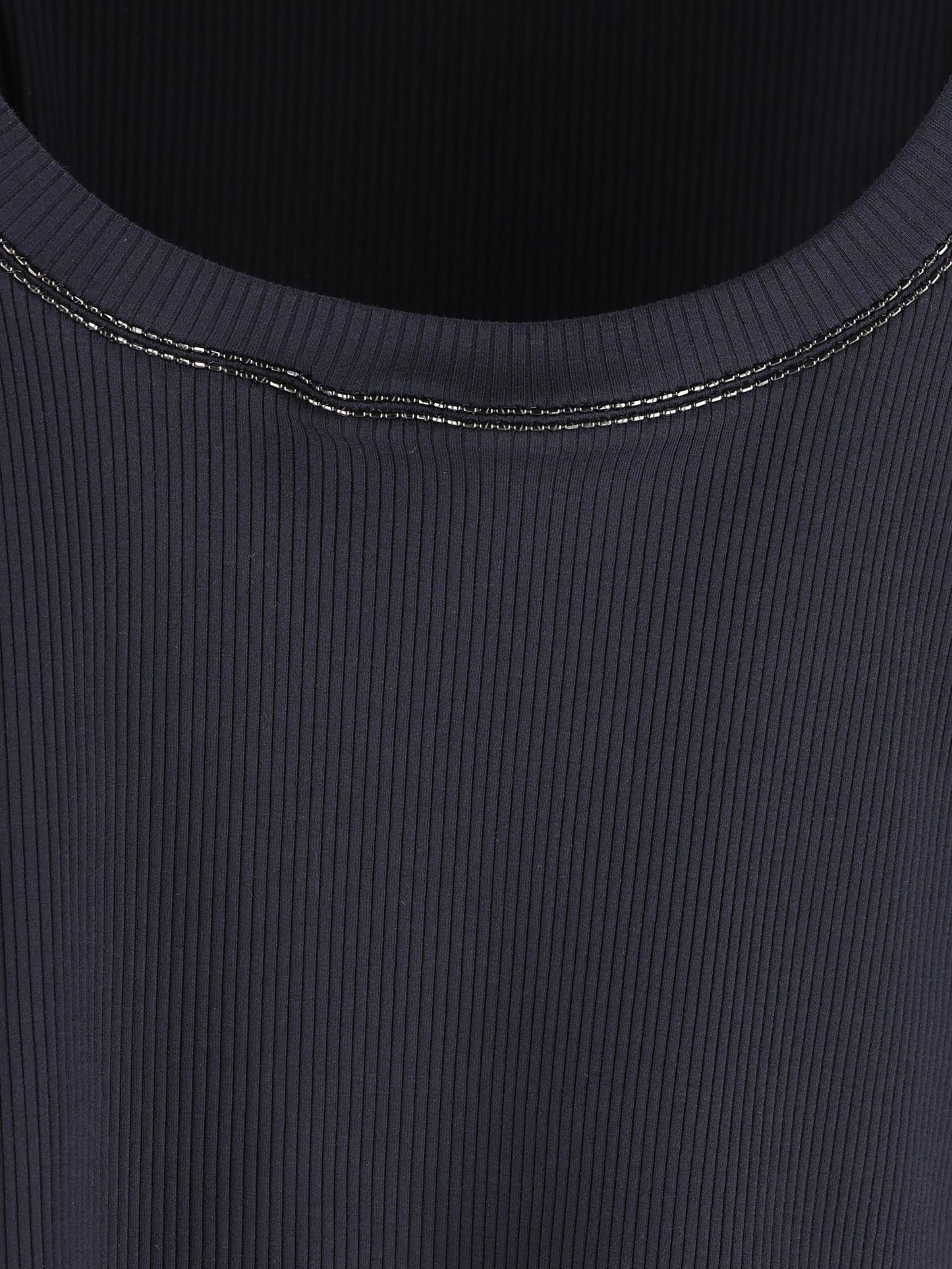 Top realizzato in cotone ed elastan. MG902BW710 C4224 BRUNELLO CUCINELLI 