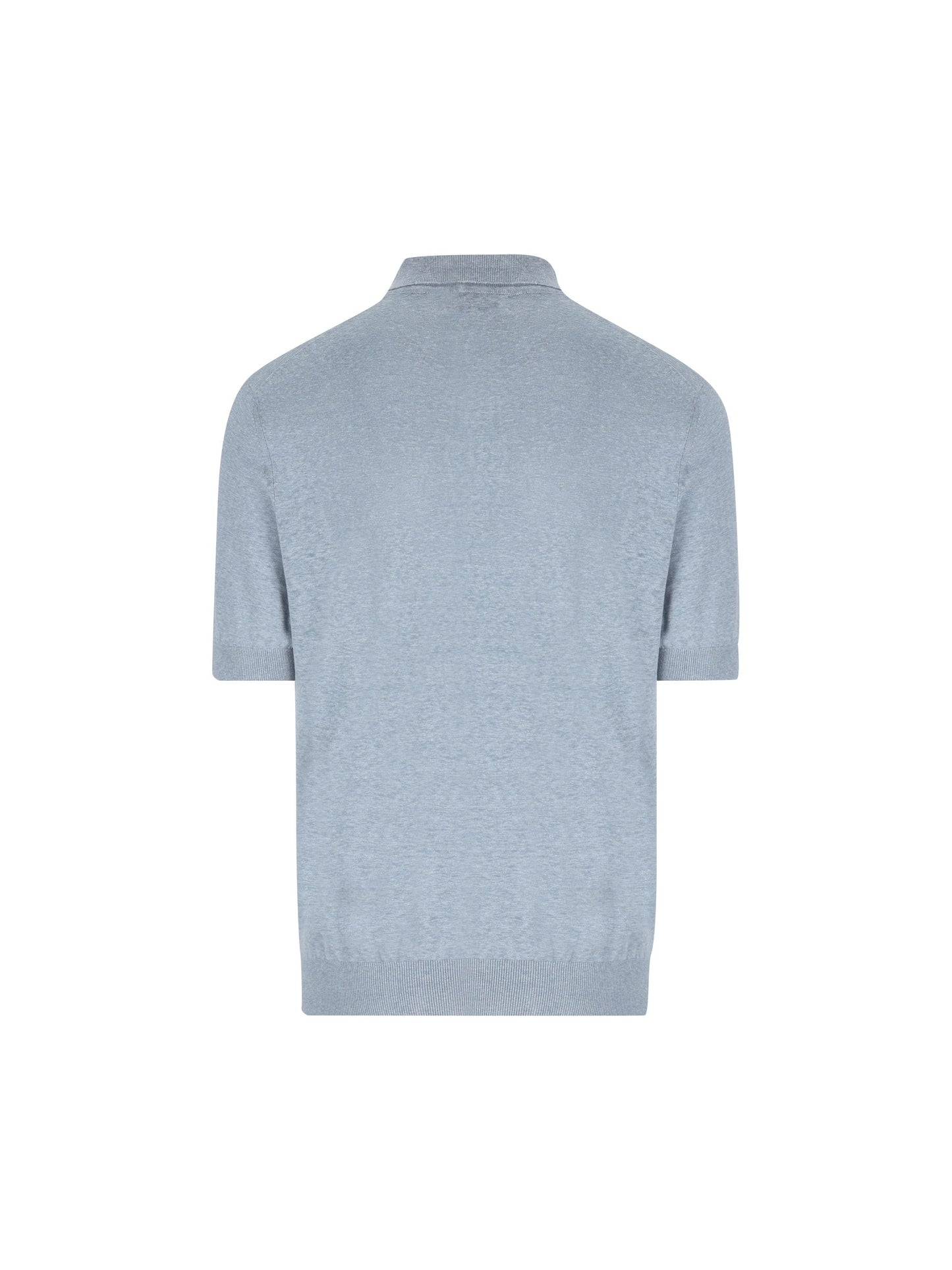 Polo realizzata in lino e seta. MSL806105 C7864 BRUNELLO CUCINELLI 