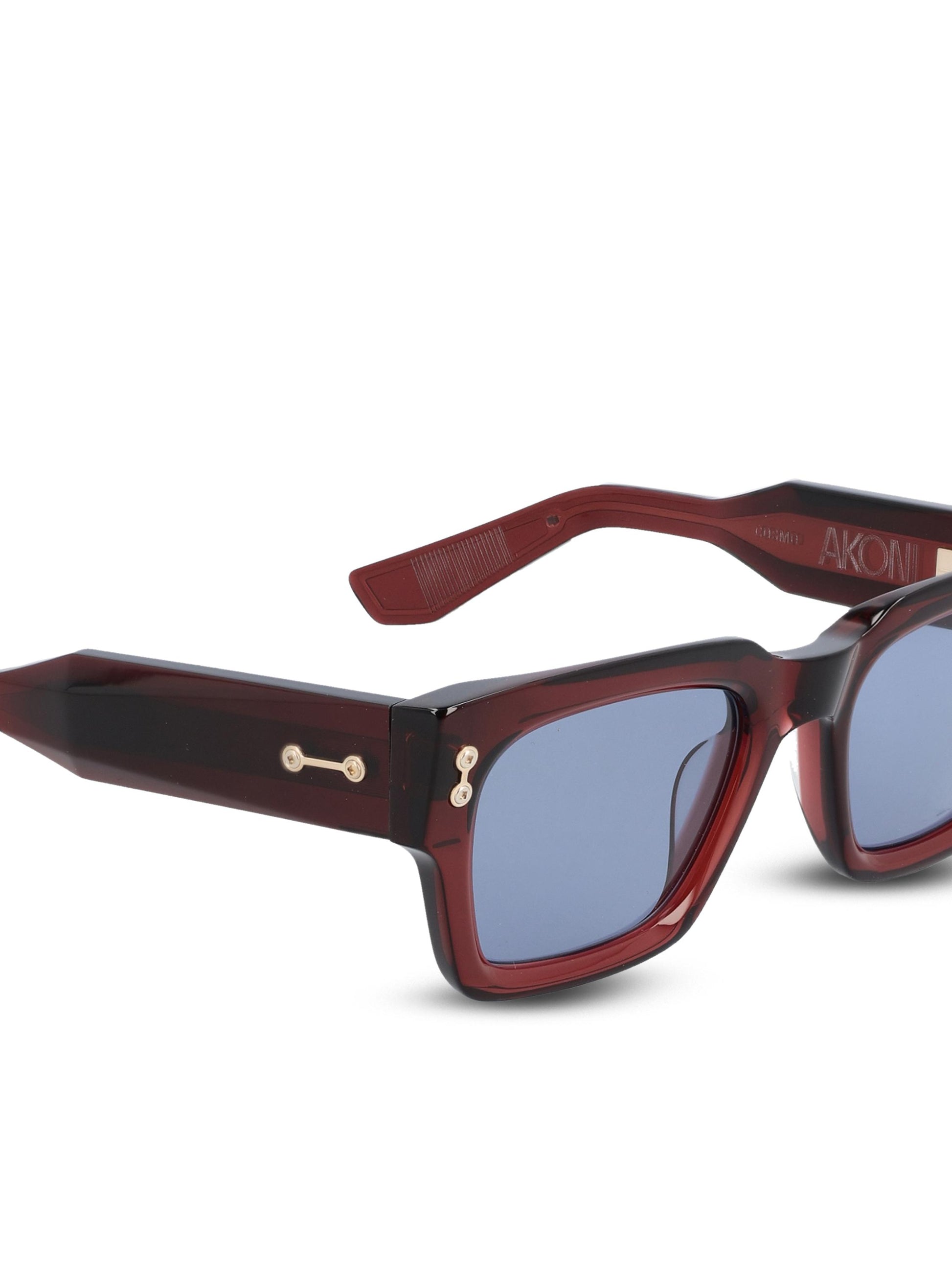 Occhiali da sole realizzati in acetato. AKS-114B-52 BRG - GLD AKONI 