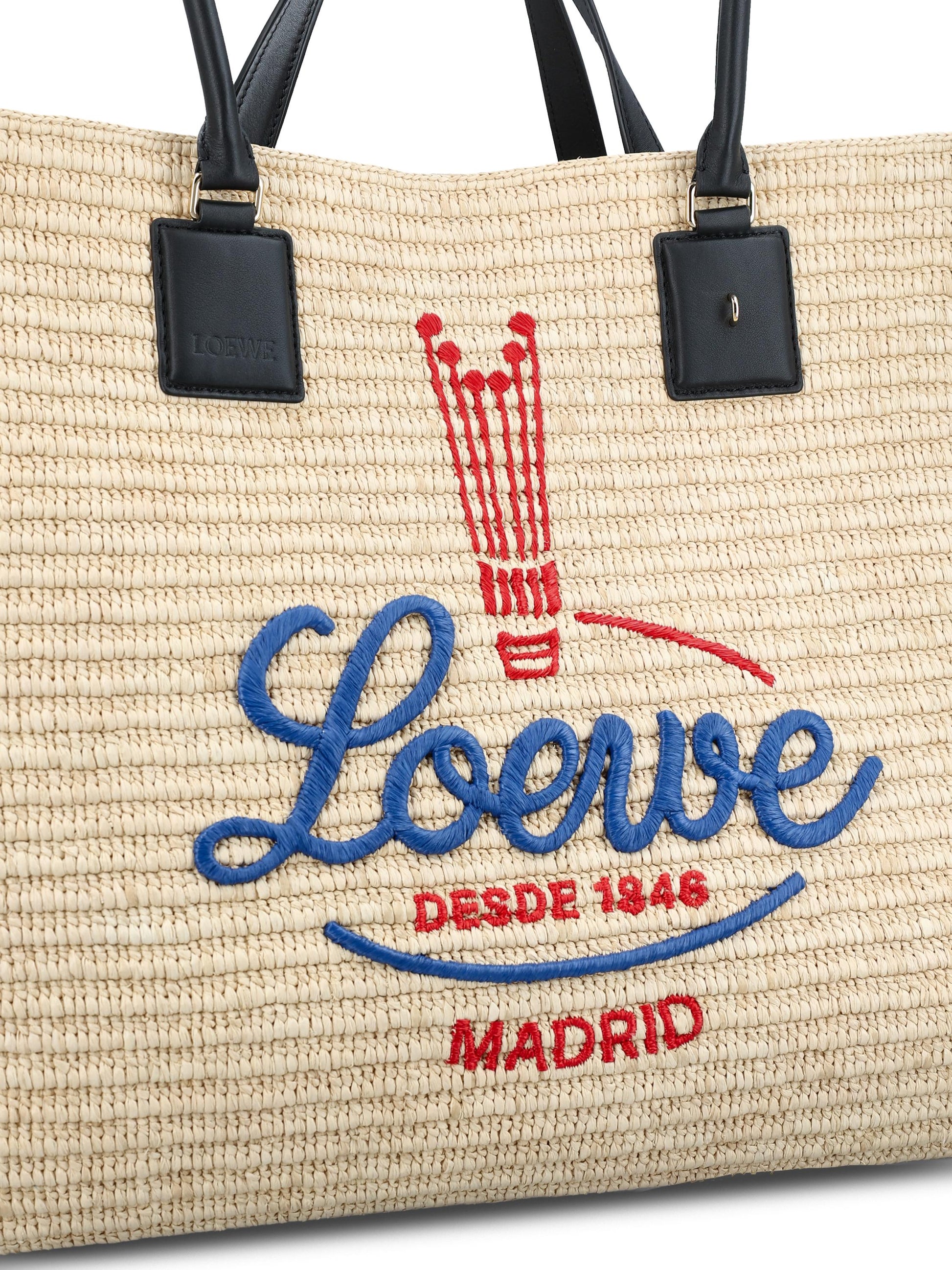 Borsa in rafia. A933DMTX02 2016 LOEWE 