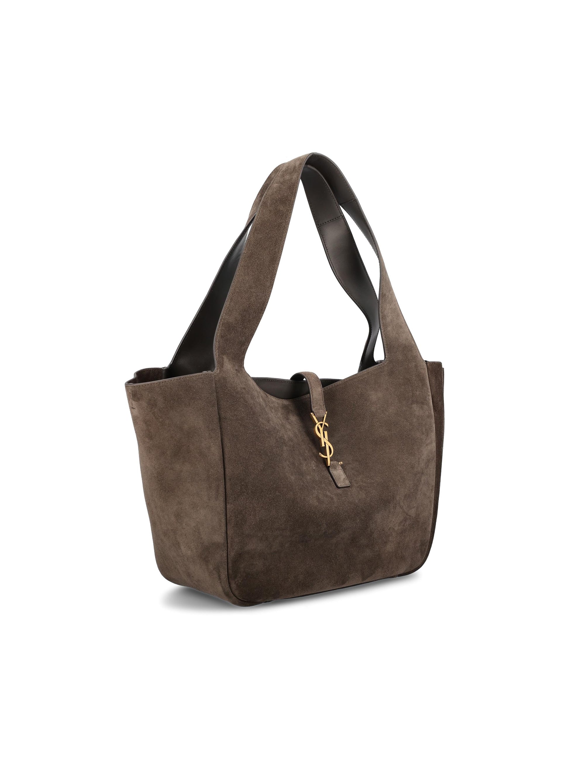 Borsa Le 5 à 7 Bea in Suede Urban Grey 763435 008IW1997 SAINT LAURENT 