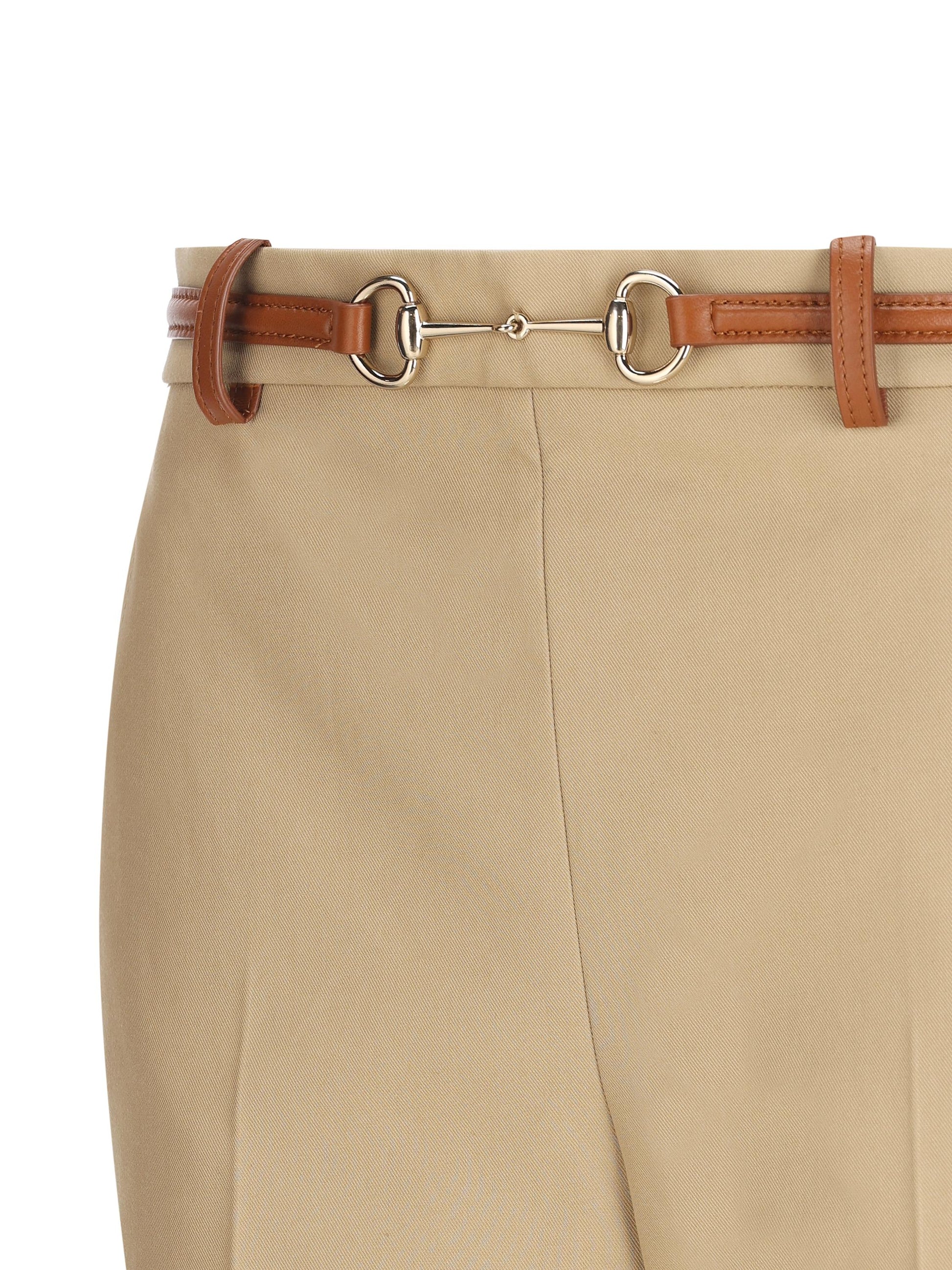 Pantalone in drill di cotone con Morsetto. 820466 Z8BZI2502 GUCCI 