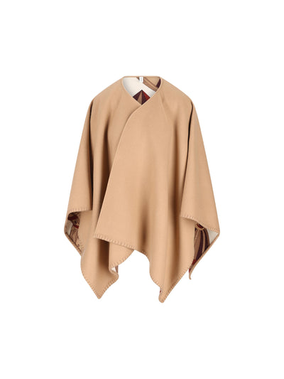 Cappa reversibile realizzata in cashmere e lana. 320963 779395002 SALVATORE FERRAGAMO 