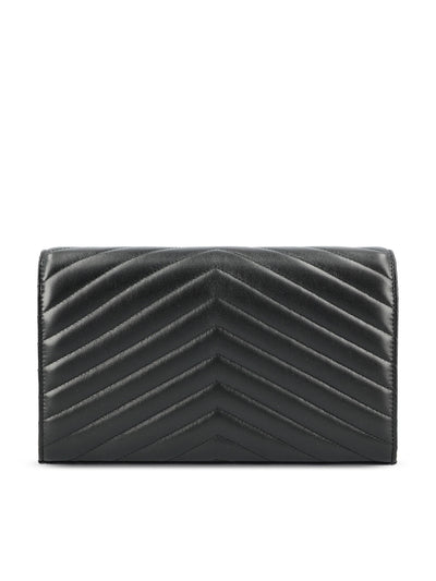 Pochette con catena Cassandre in pelle di agnello 377828 AAA441000 SAINT LAURENT 