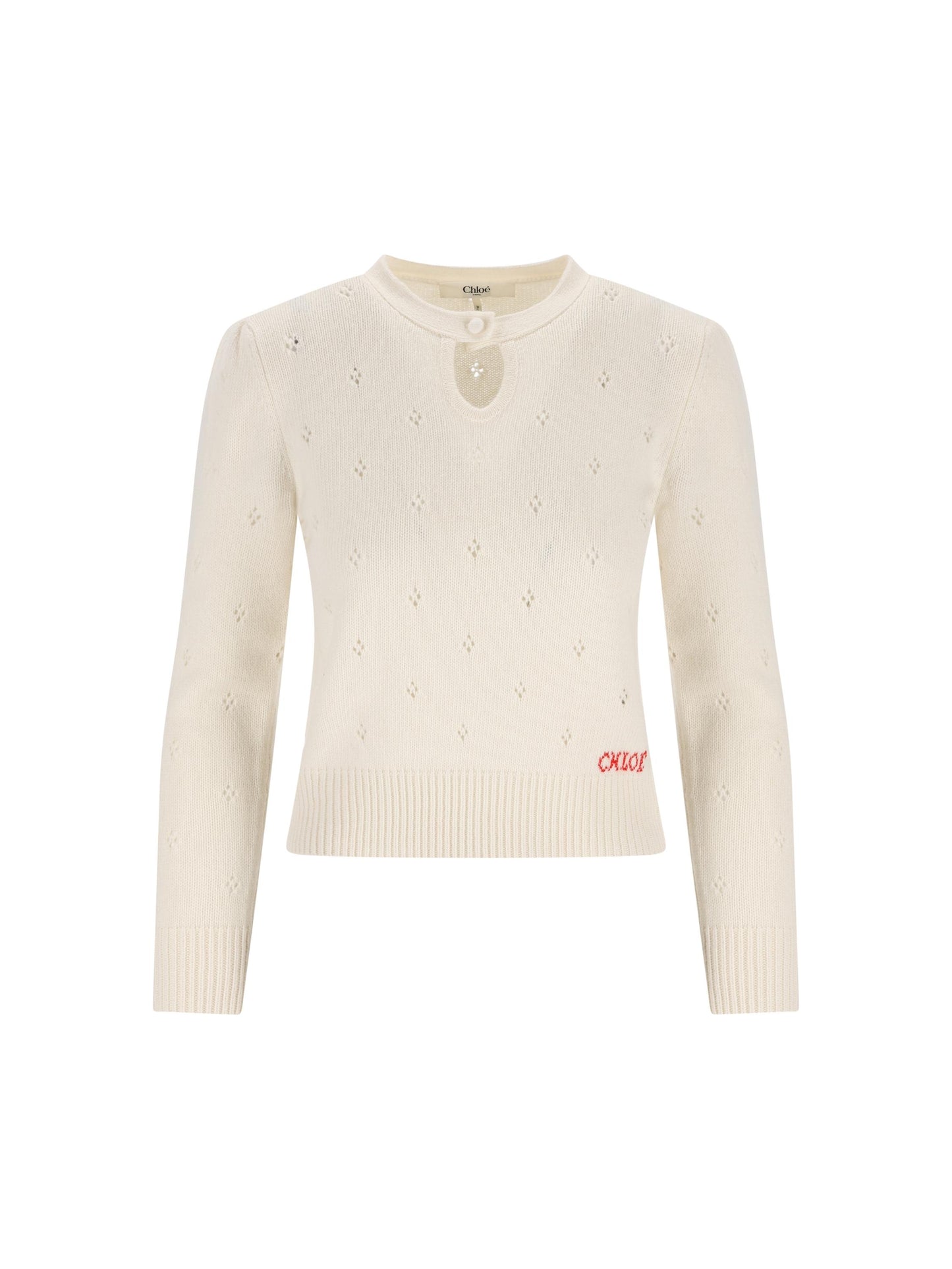 Maglia realizzata in lana e cashmere. CH25WMP08590 107 CHLOE' 