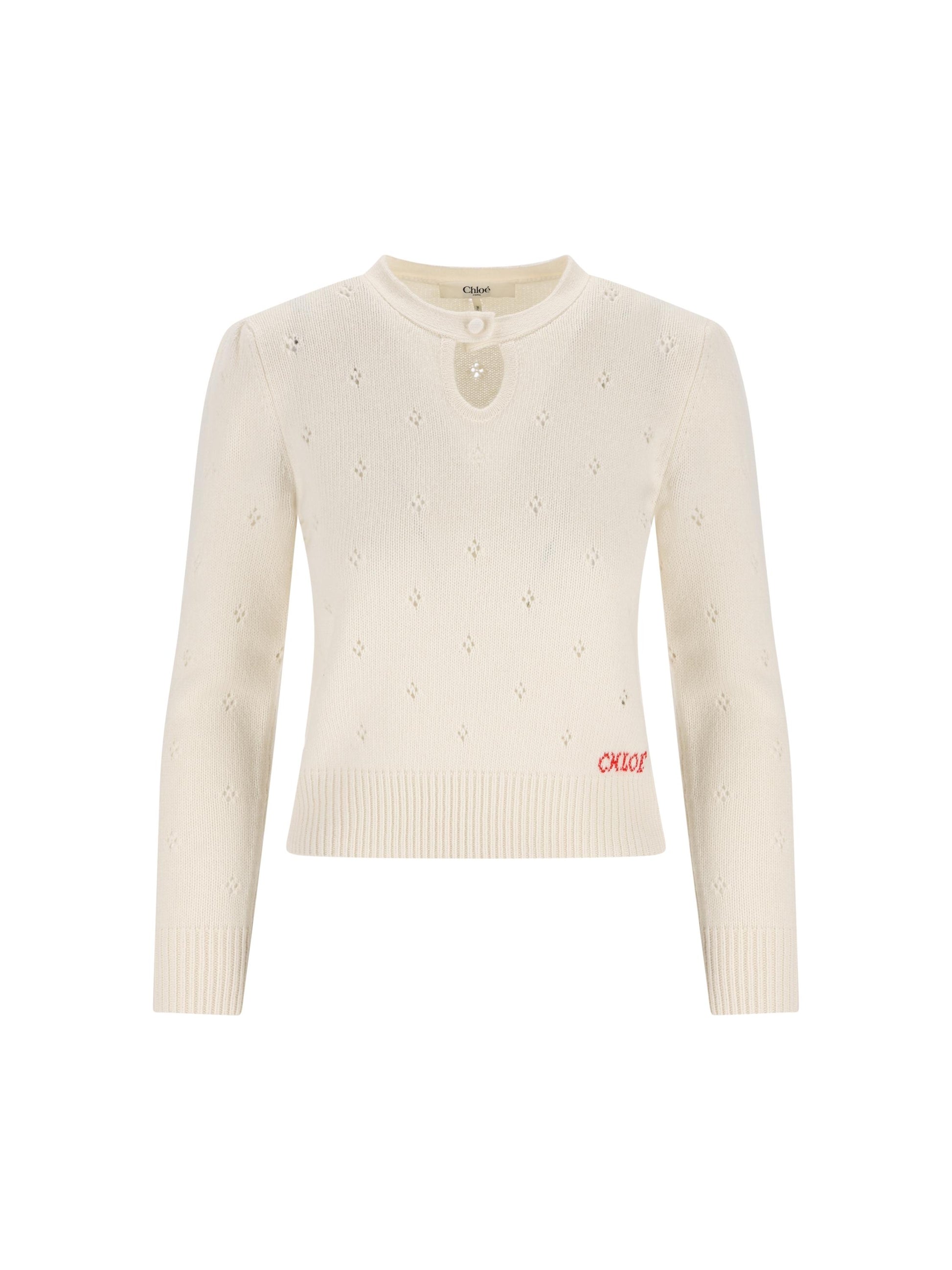 Maglia realizzata in lana e cashmere. CH25WMP08590 107 CHLOE' 