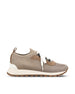 Sneakers realizzate in camoscio e maglia di cotone MZ35G2490 C9447 BRUNELLO CUCINELLI 