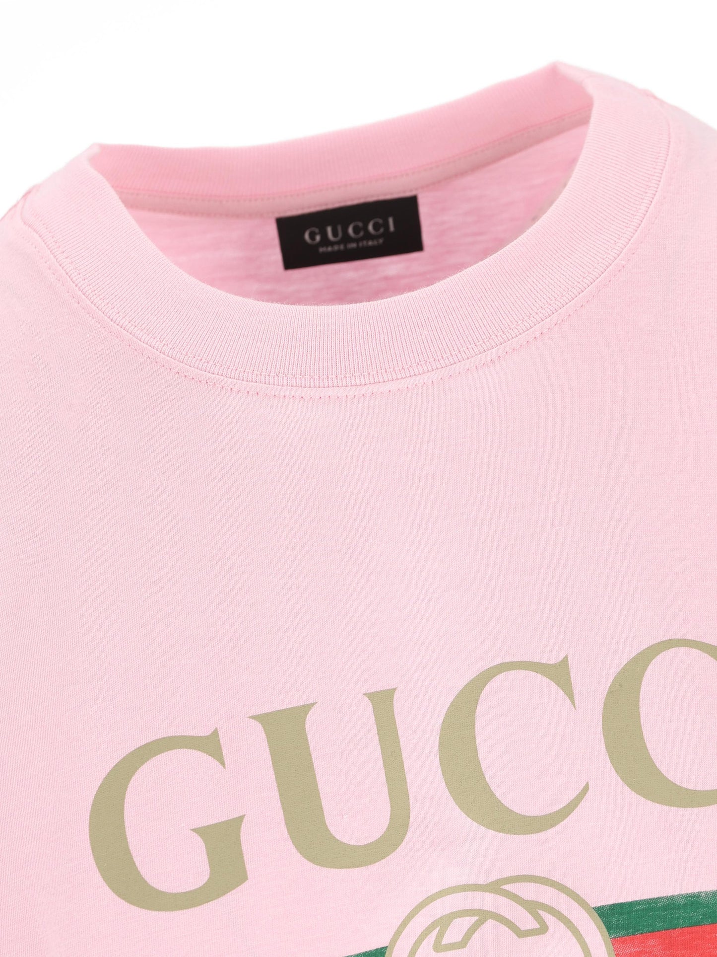 T-Shirt realizzata in cotone e seta. 865015 XJHUF5031 GUCCI 