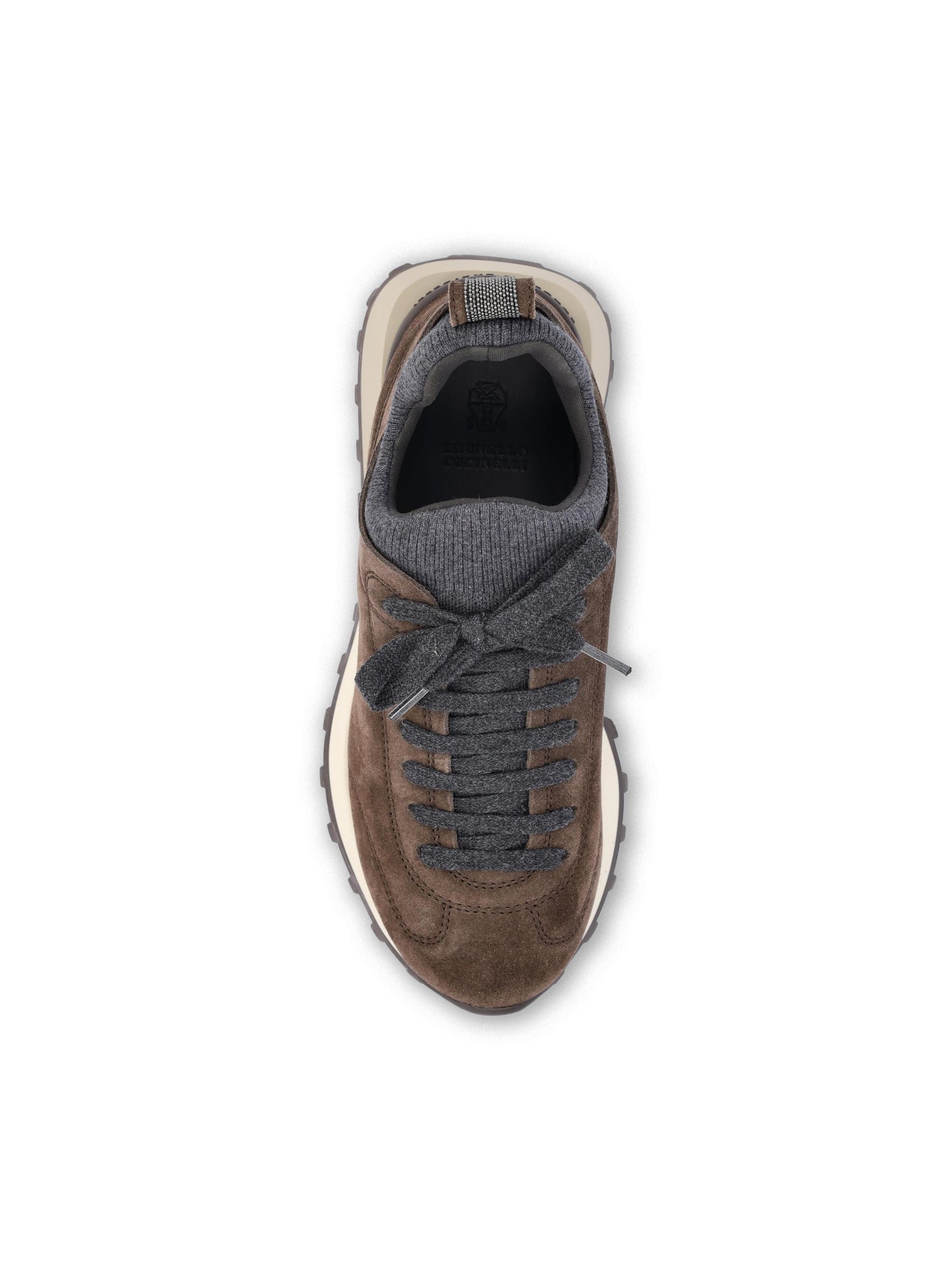 Sneakers realizzate in pelle scamosciata. MZ60G3087 C2803 BRUNELLO CUCINELLI 
