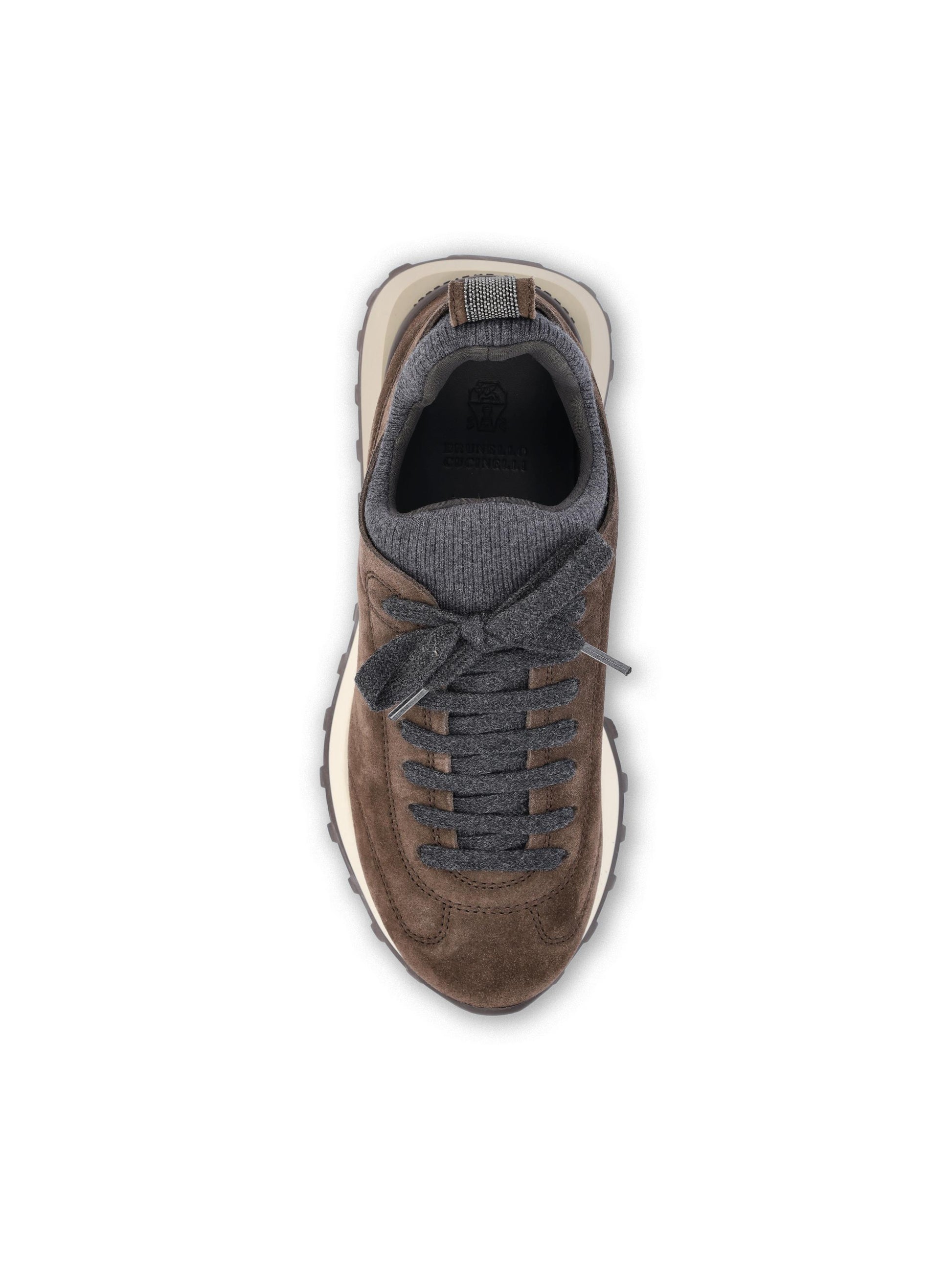Sneakers realizzate in pelle scamosciata. MZ60G3087 C2803 BRUNELLO CUCINELLI 