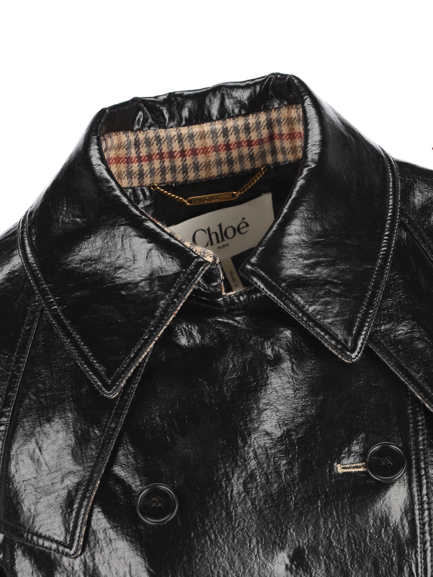 Cappotto realizzato in lino. CH25WMA52191 001 CHLOE' 