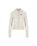 Cardigan aderente con logo in maglia di lana CH26SMC03530 00N CHLOE' 