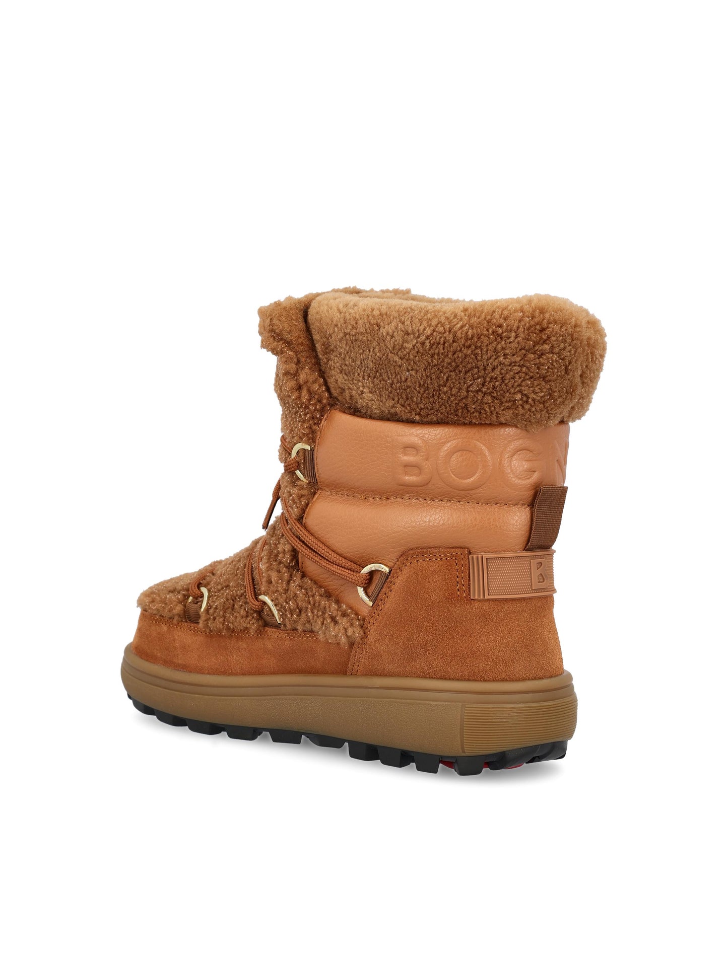 Stivali realizzati in pelle e shearling. 22546704 005 BOGNER 