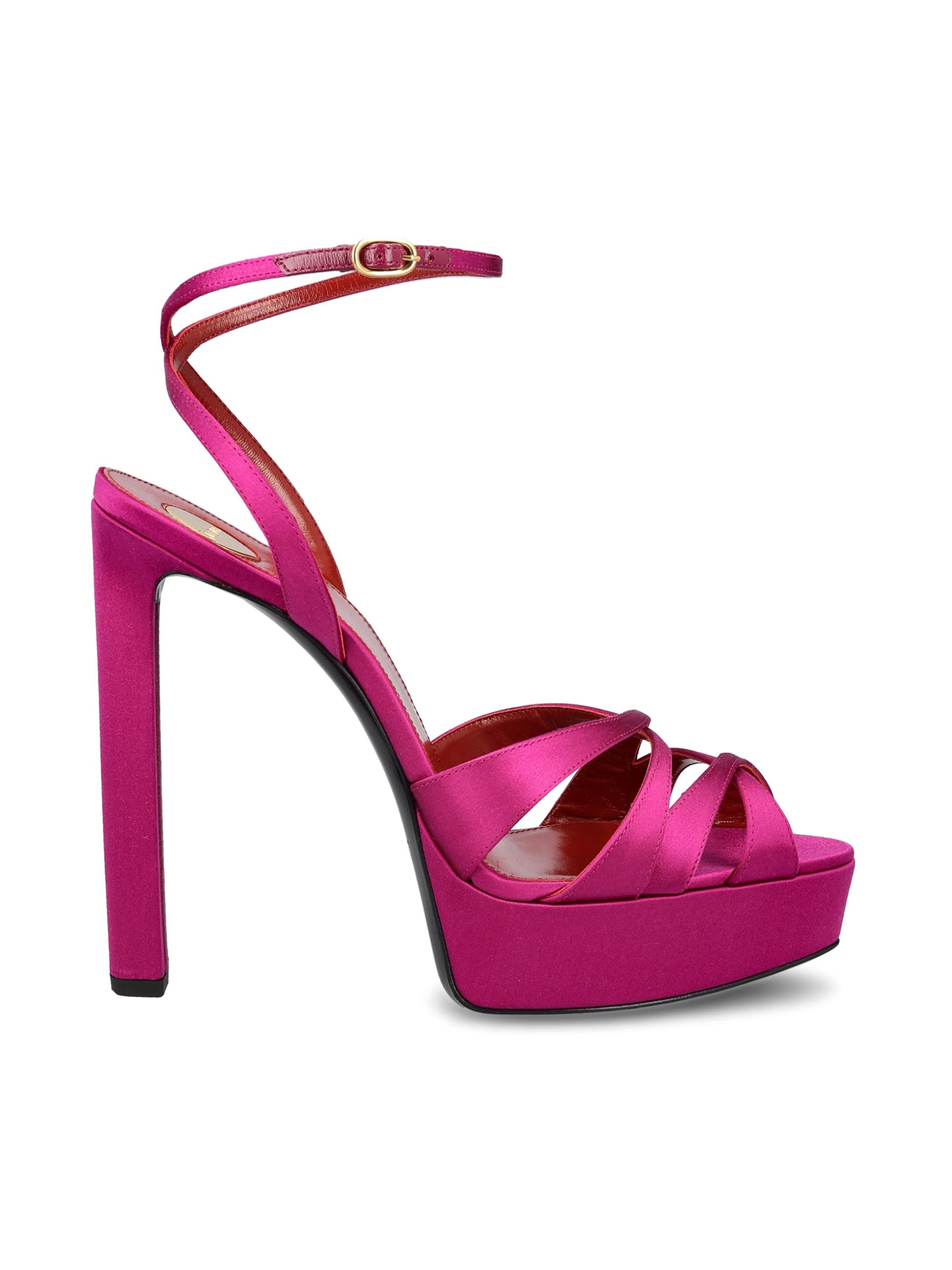 Sandali realizzati in viscosa. 860721 9QNAO5518 SAINT LAURENT 