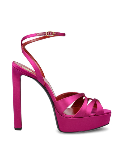Sandali realizzati in viscosa. 860721 9QNAO5518 SAINT LAURENT 