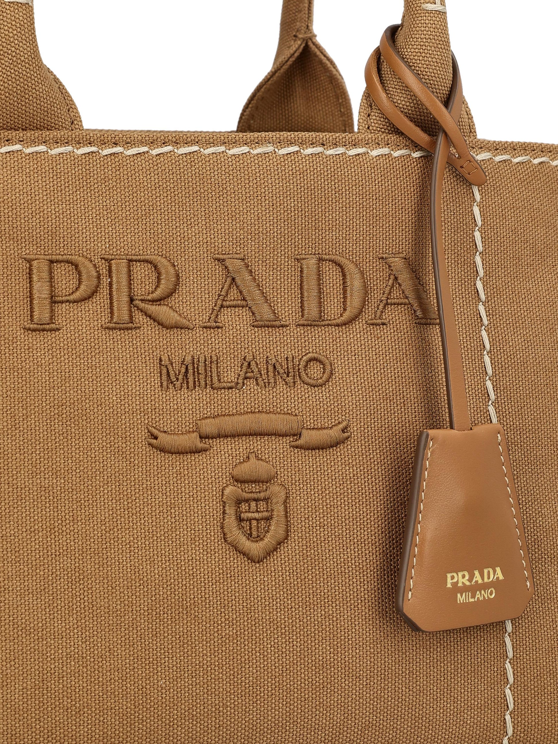 Borsa realizzata in misto lino. 1BG464 2CYAF0JHU PRADA 