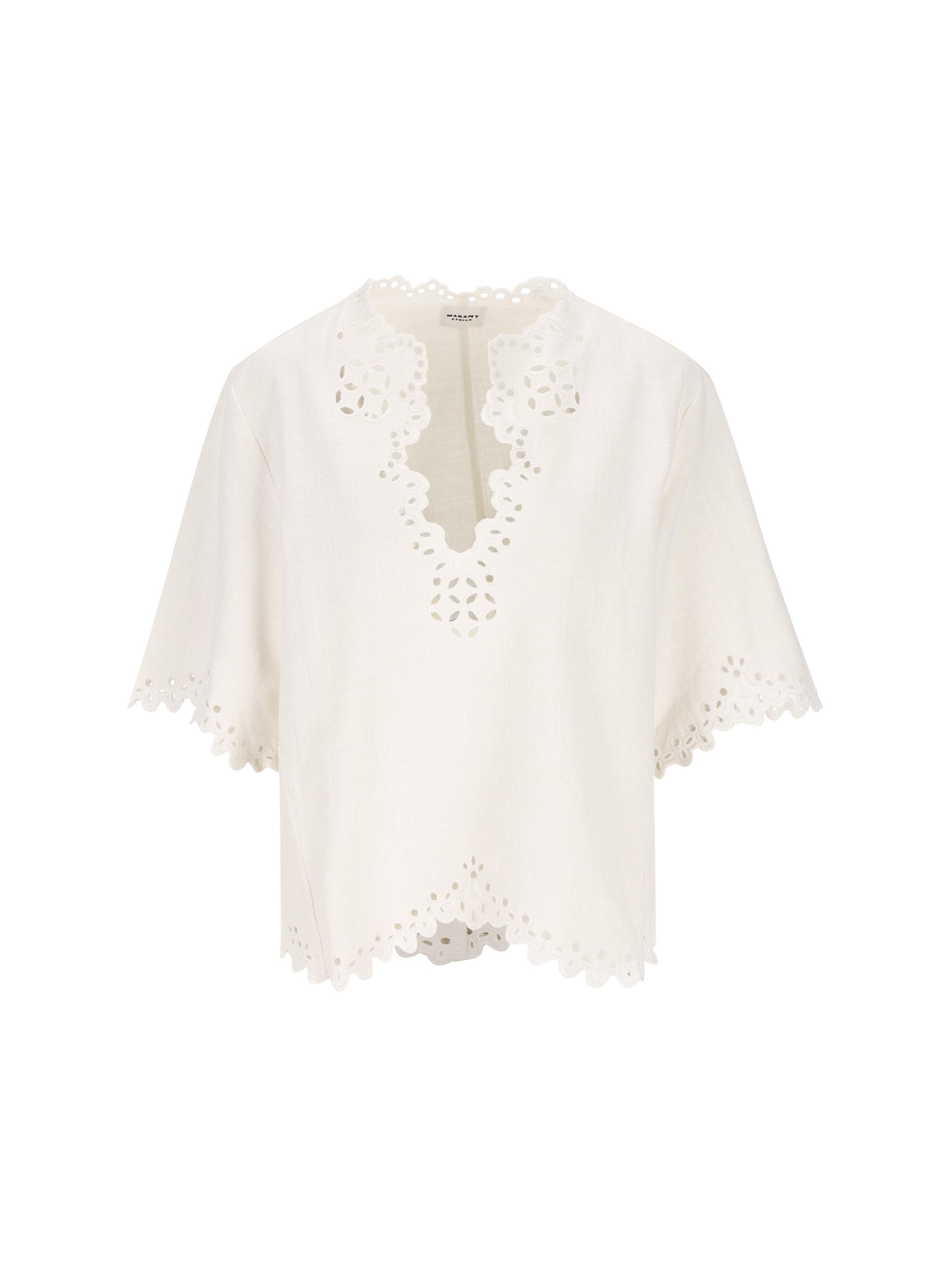 Top realizzato in cotone. 26PHT0586FB-D1J04E 20WH ISABEL MARANT 