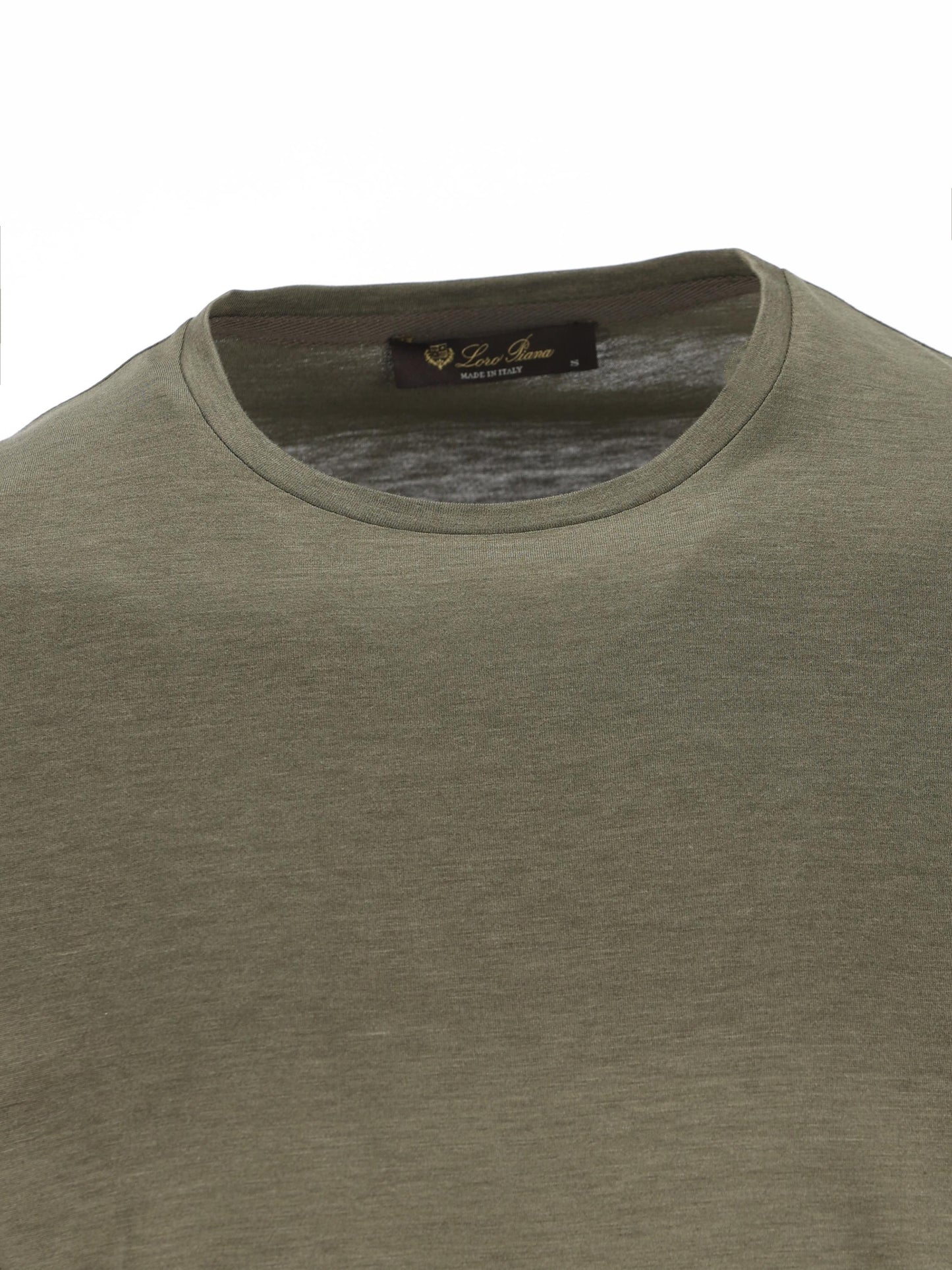 T-Shirt realizzata in seta e cotone. FAF6128 50S9 LORO PIANA 