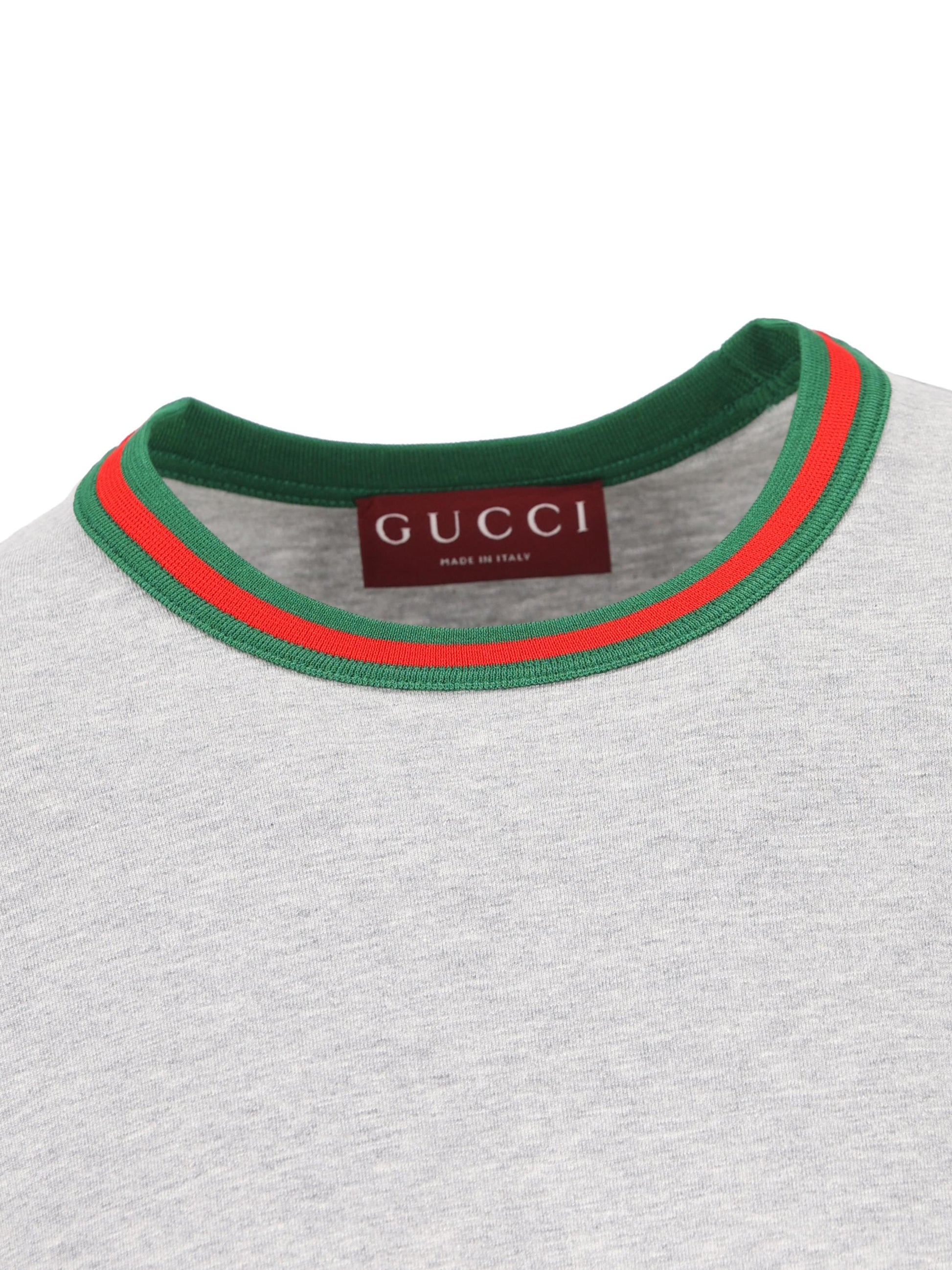 T-shirt in jersey di cotone con ricamo 835640 XJHCW1183 GUCCI 