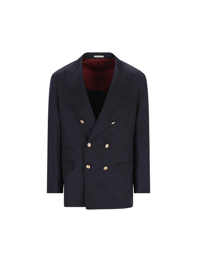 Giacca realizzata in seta e lino. MR4787BPDG C1021 BRUNELLO CUCINELLI 