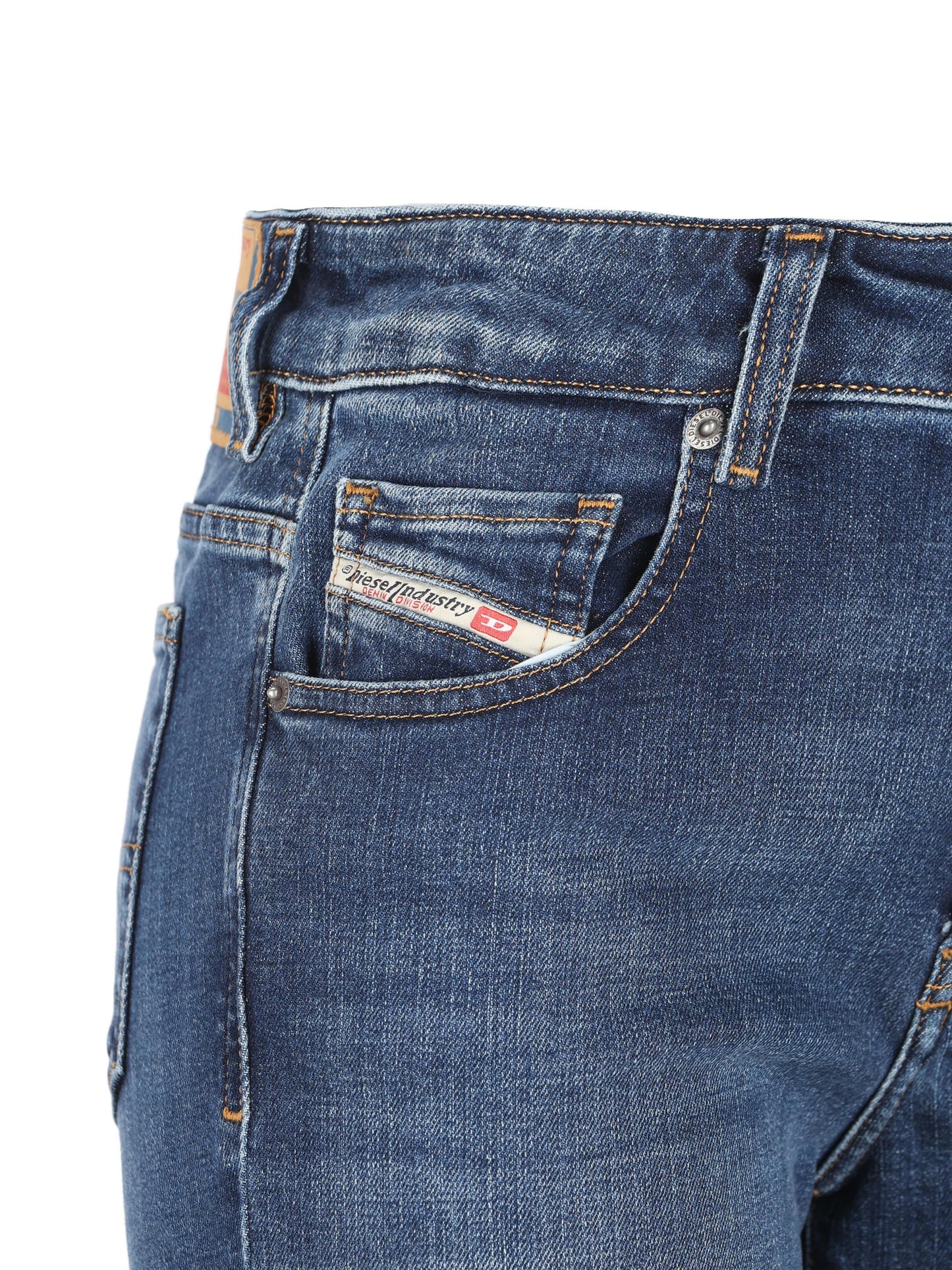 Jeans Regular Fit con vita bassa A12337 09I2801 DIESEL 