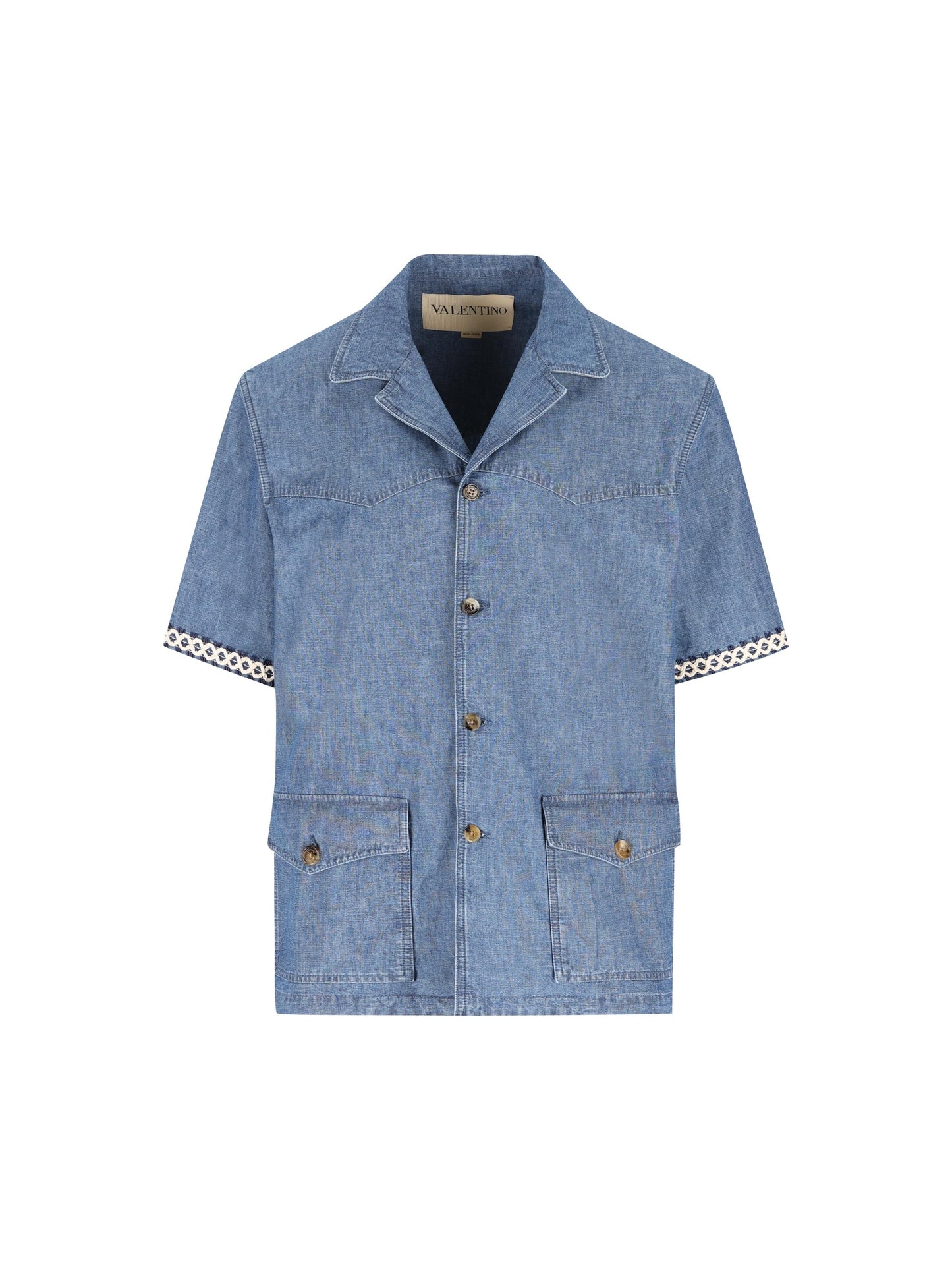 Camicia realizzata in cotone. 8V3DBF20AL4 558 VALENTINO GARAVANI 