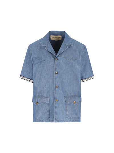 Camicia realizzata in cotone. 8V3DBF20AL4 558 VALENTINO GARAVANI 